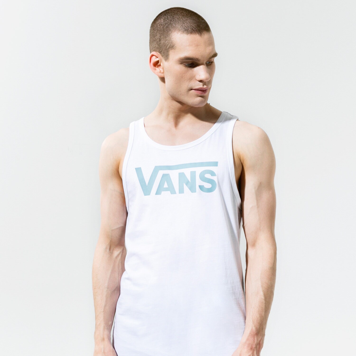 pánská košile VANS TOP VANS CLASSIC TOP VN000Y8VZDF1 BÍLÁ