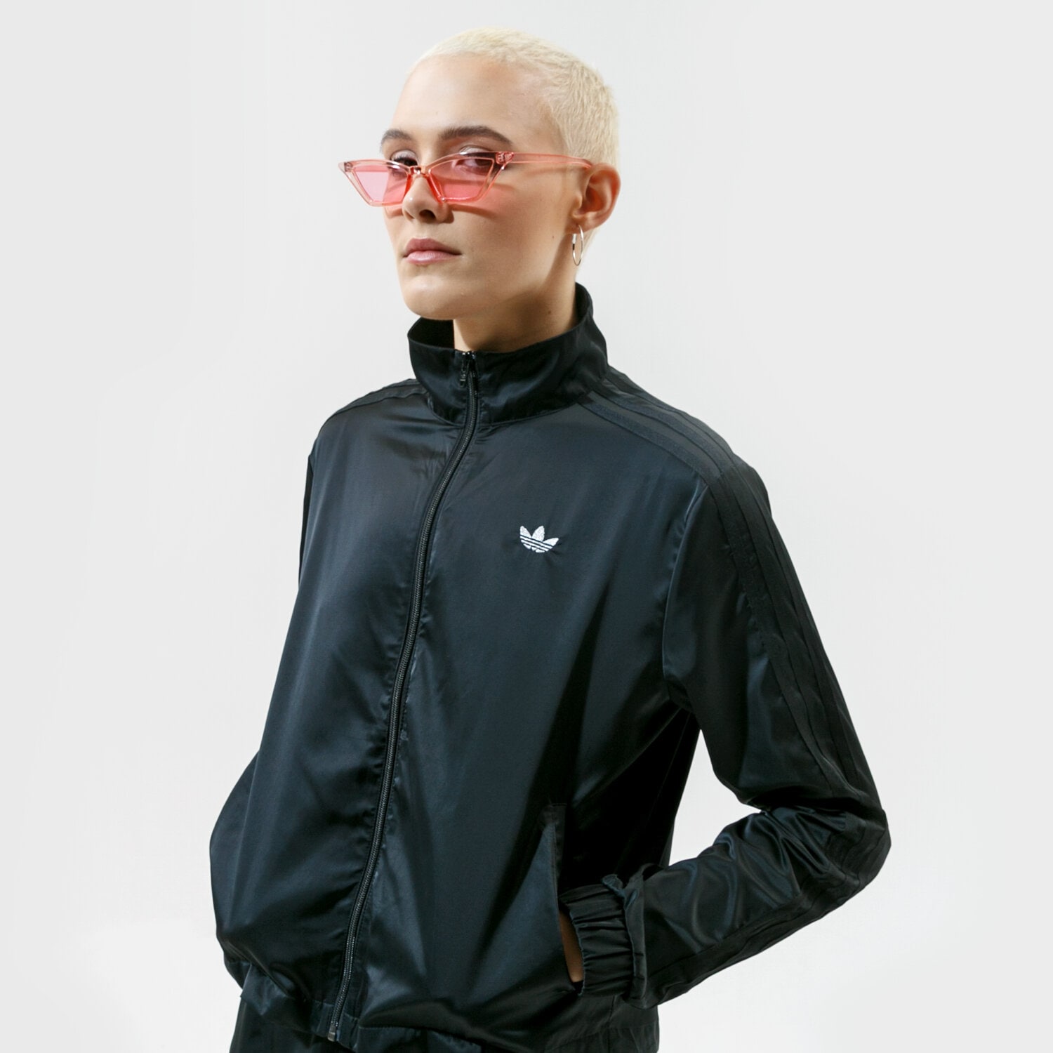 dámská mikina ADIDAS MIKINA TRACK TOP GN3153 ČERNÁ