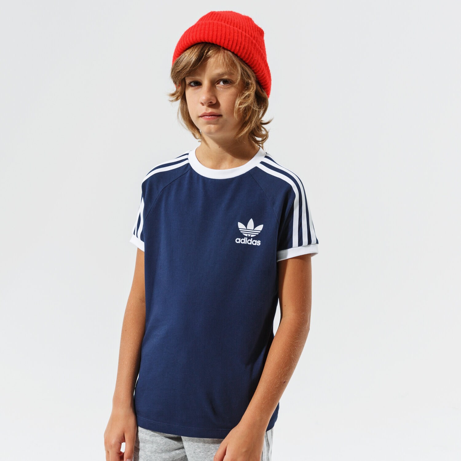 dětské tričko ADIDAS TRIČKO 3STRIPES TEE MM GN8218 ČERNÁ