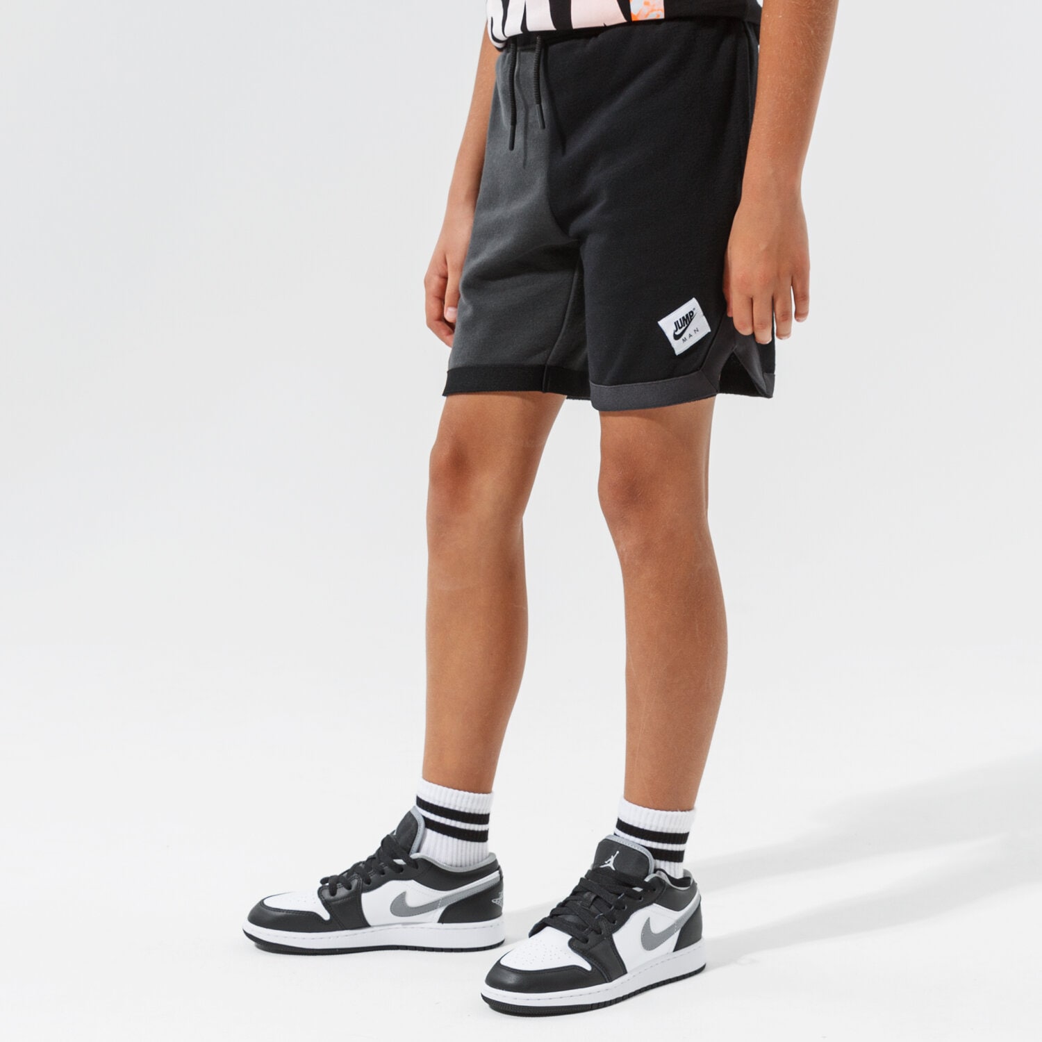 JORDAN ŠORTKY  JUMPMAN FT SHORT BOY 95A551-023 ČERNÁ