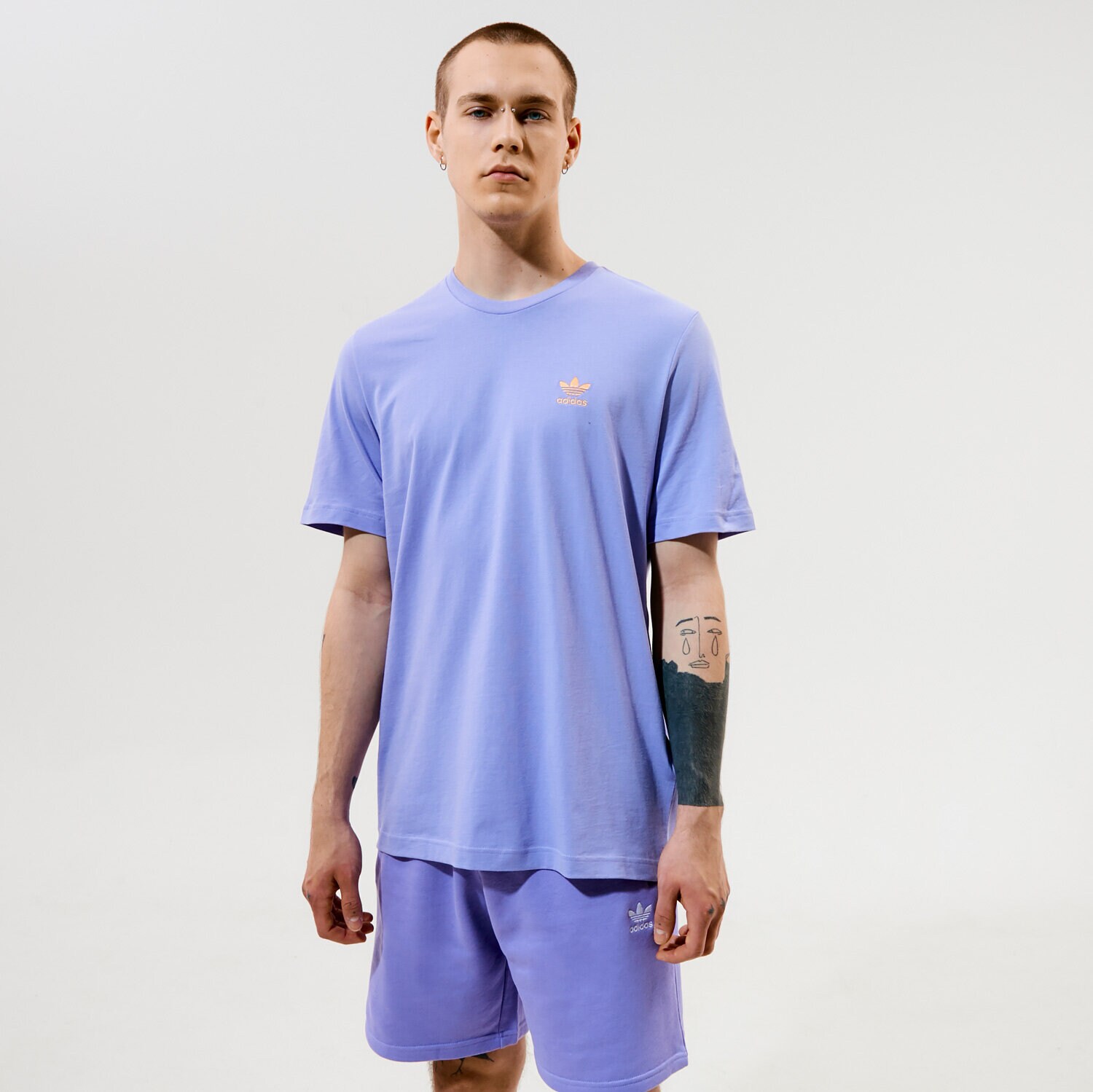 pánské tričko ADIDAS TRIČKO ESSENTIAL TEE GN3402 FIALOVÁ