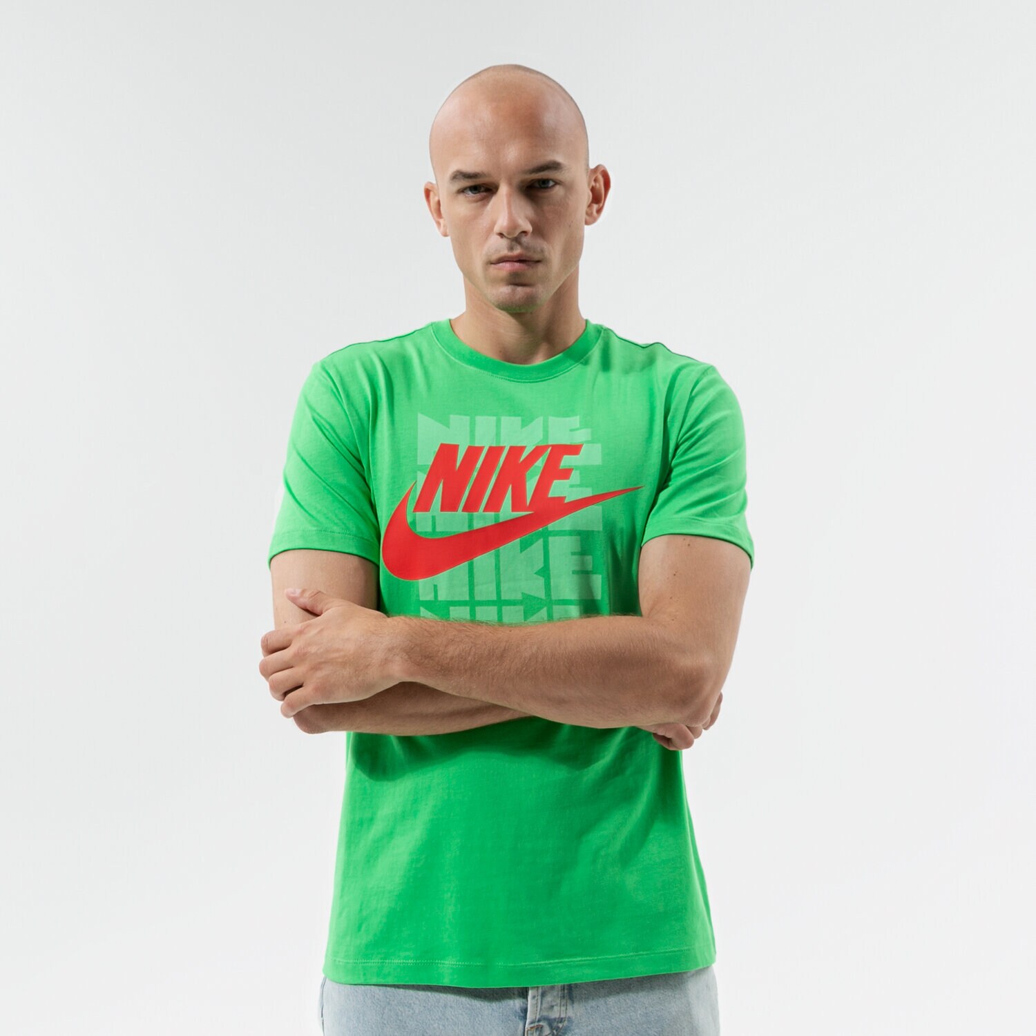 pánské tričko NIKE TRIČKO M NSW TEE TREND GX DD3381-362 ZELENÁ
