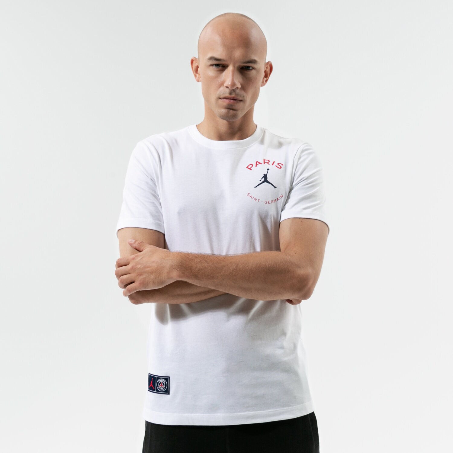 pánské tričko JORDAN TRIČKO PARIS SAINT-GERMAIN LOGO DB6514-100 BÍLÁ