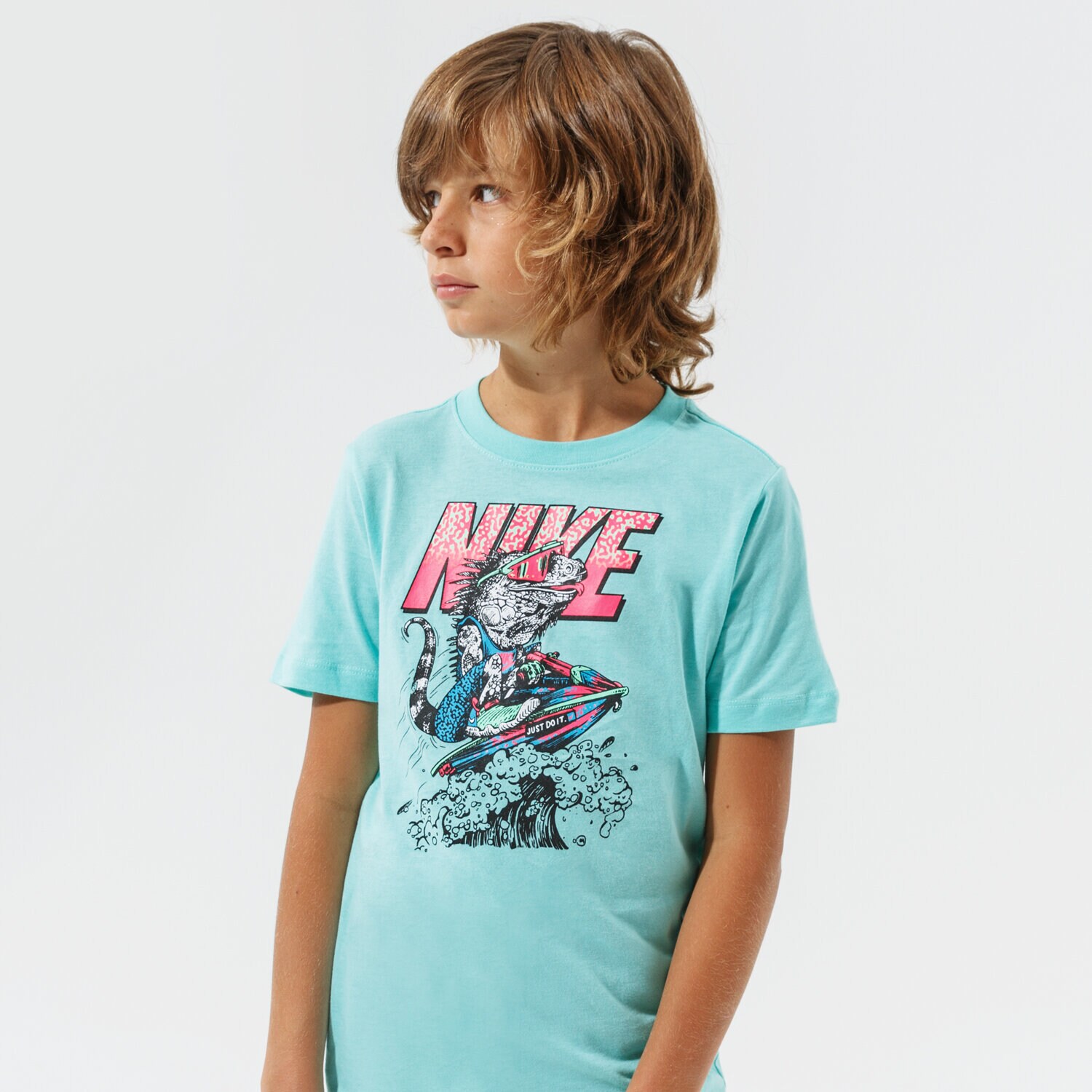 dětské tričko NIKE TRIČKO SPORTSWEAR DH6522-307 MODRÁ
