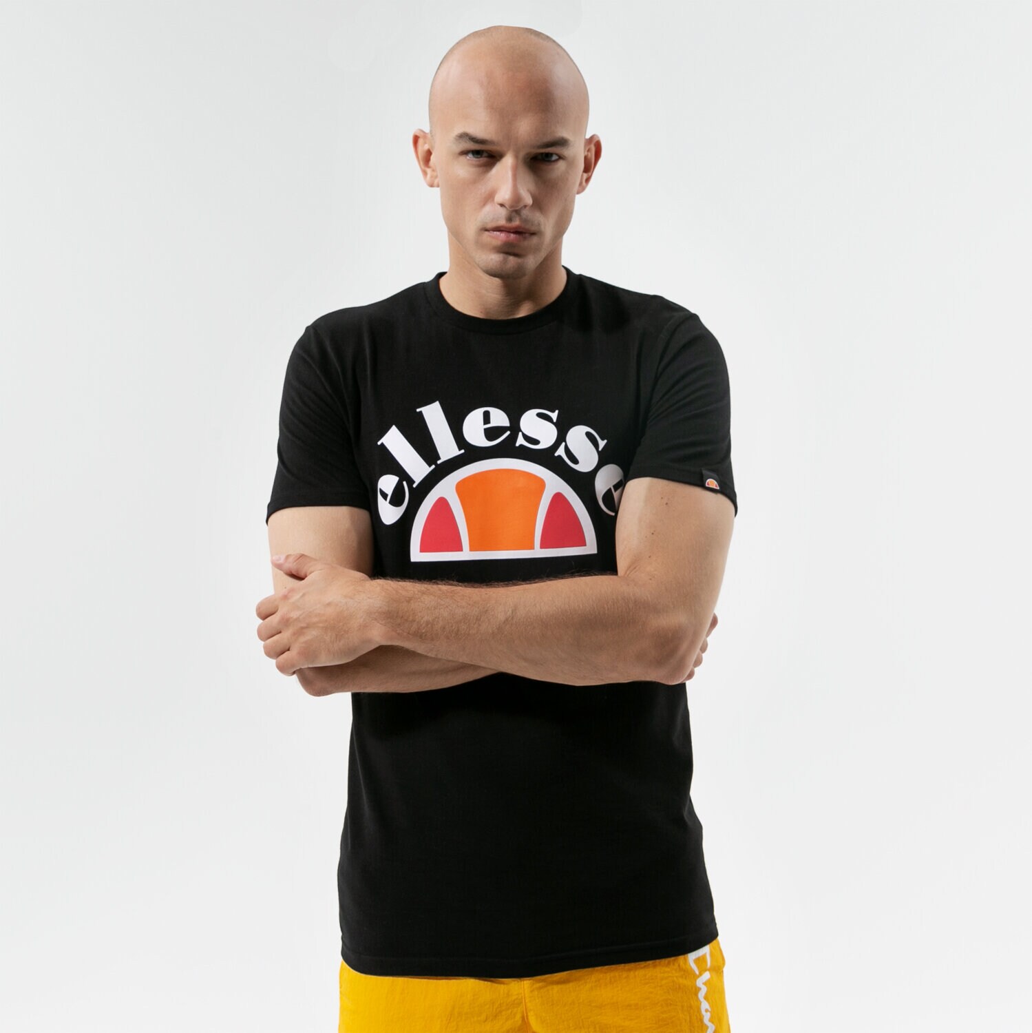 pánské tričko ELLESSE TRIČKO TEZZA BLK BLK SMG13519011 ČERNÁ