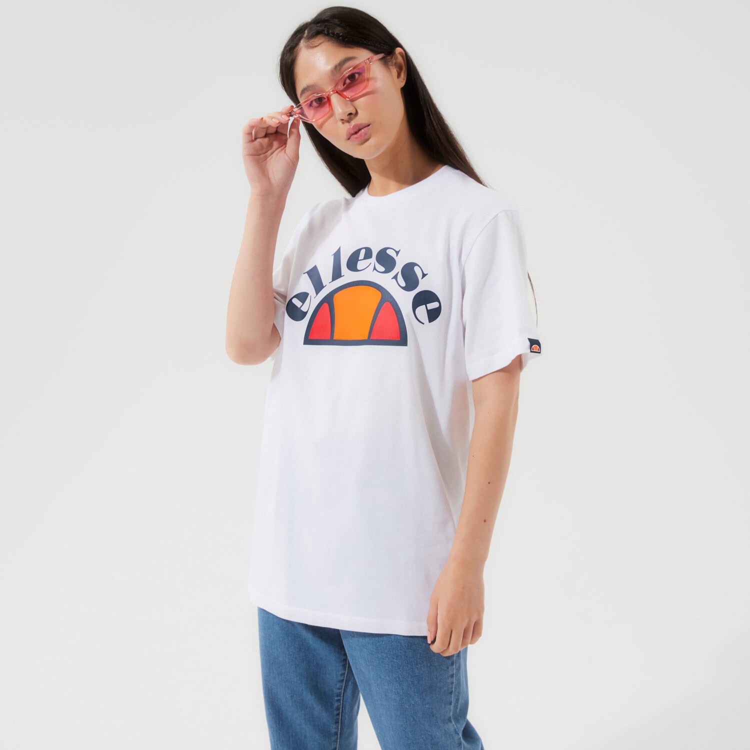 dámské tričko ELLESSE TRIČKO CINETTA WHT WHT SMG13518908 BÍLÁ