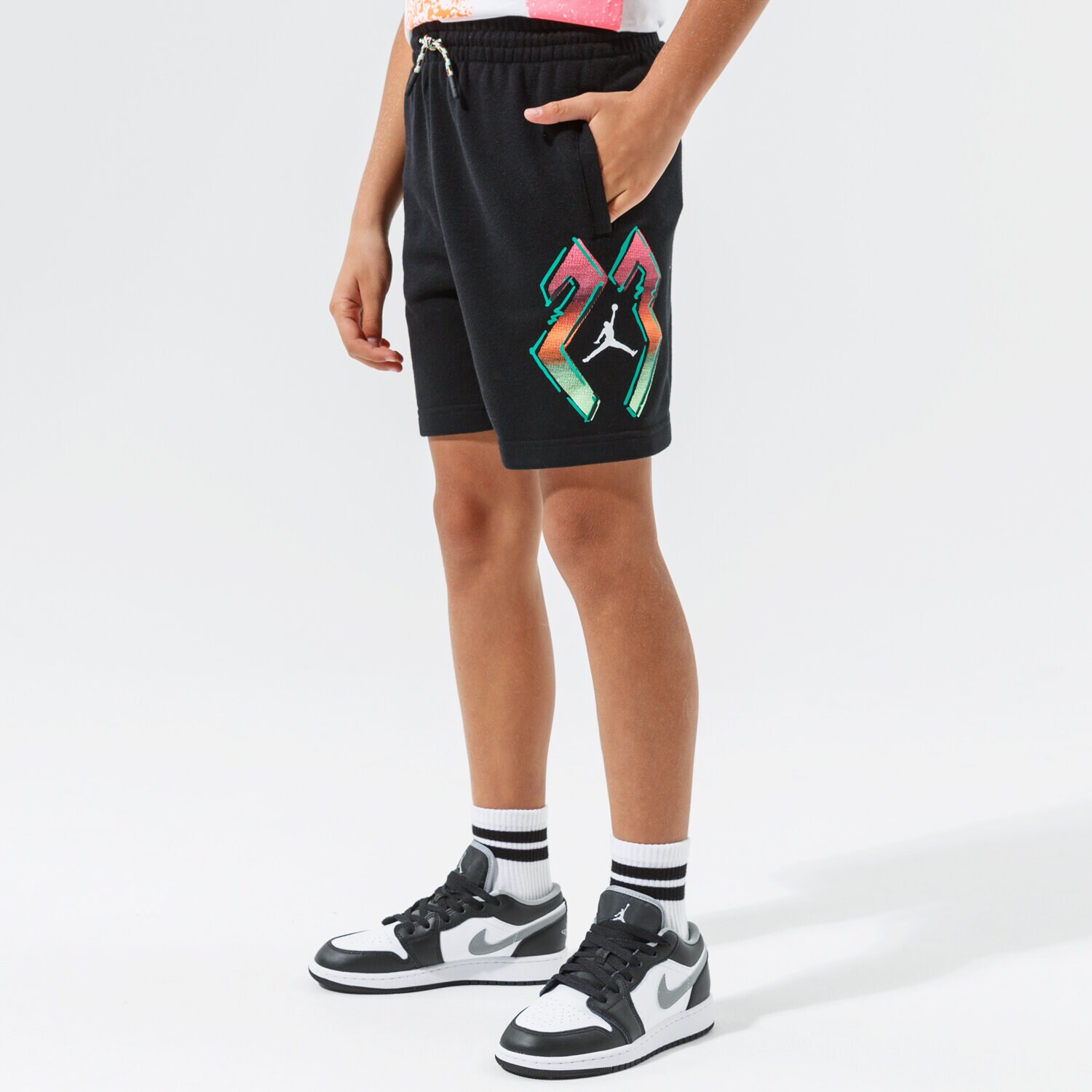 JORDAN ŠORTKY  SPORT DNA SHORT BOY 95A592-023 ČERNÁ
