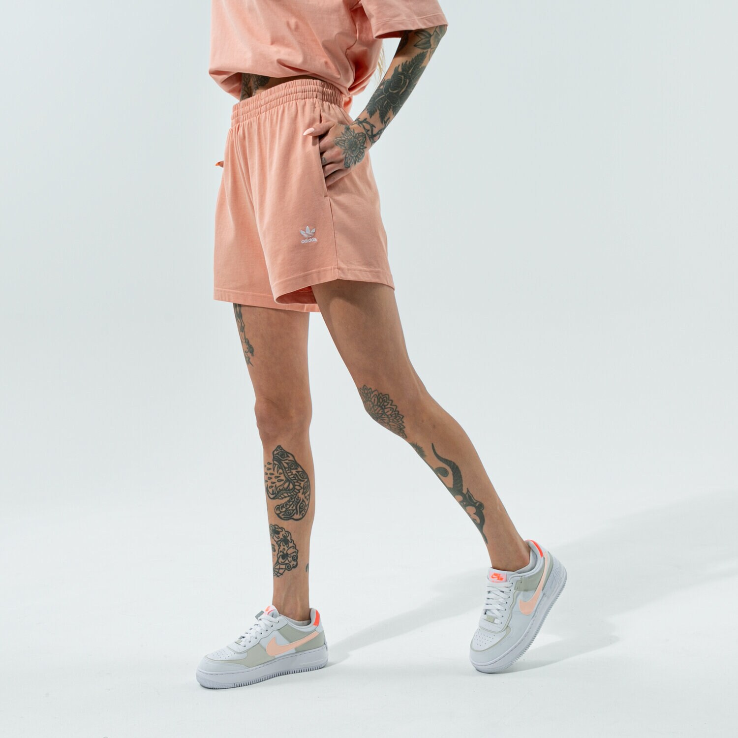 dámské kraťasy ADIDAS ŠORTKY  SHORTS H06608 RŮŽOVÁ