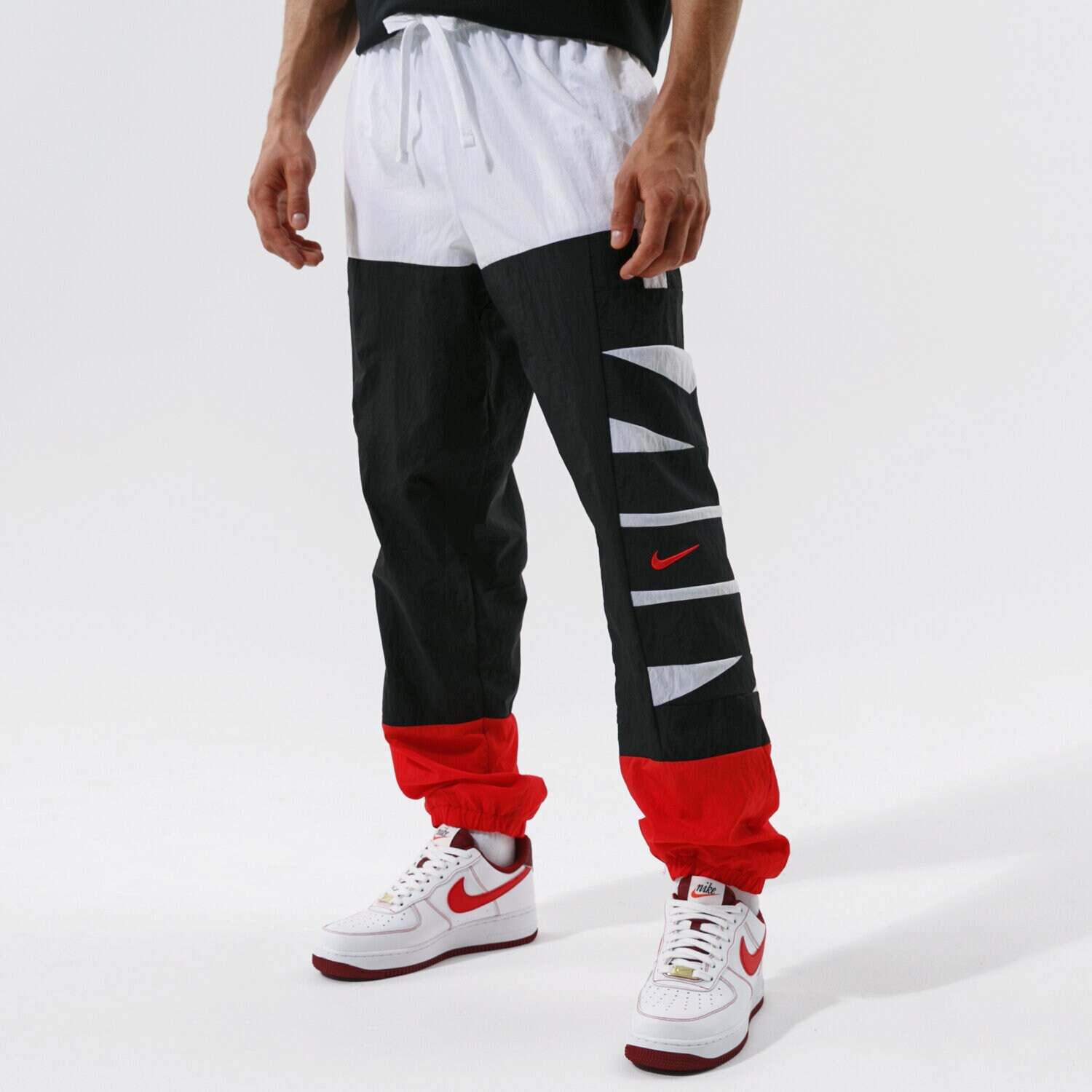 pánské kalhoty NIKE KALHOTY  DRI-FIT STARTING 5 NBA CW7351-100 BÍLÁ