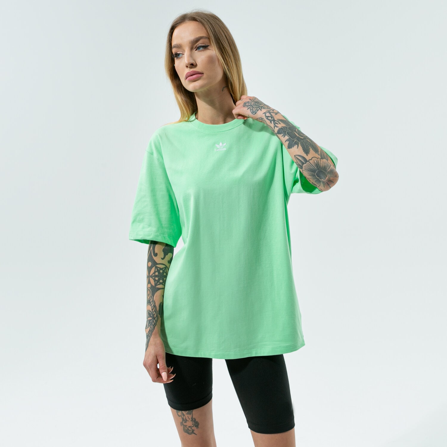 dámské tričko ADIDAS TRIČKO TEE H06648 ZELENÁ