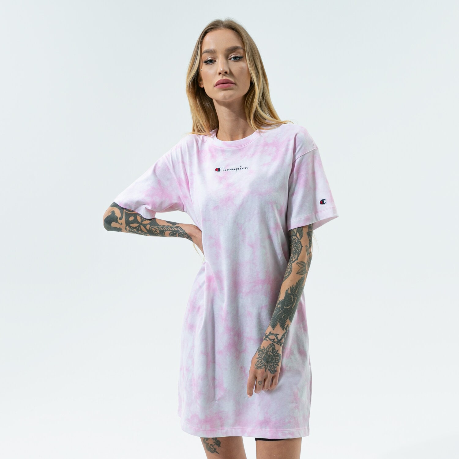 dámské šaty CHAMPION ŠATY DRESS 113942WL005 VÍCEBAREVNÁ