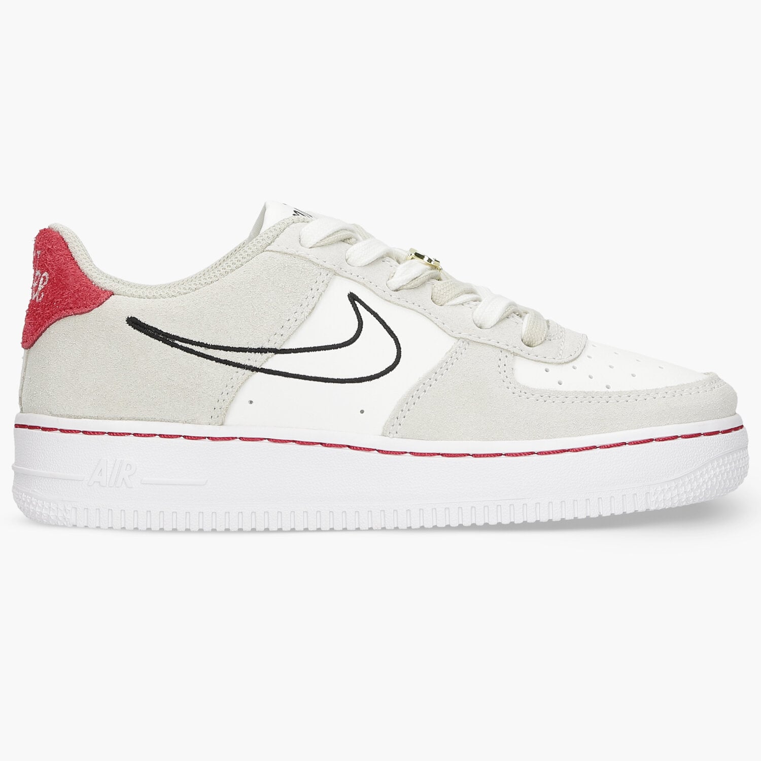 dětské tenisky NIKE AIR FORCE 1 LV8 S50 DB1561-100 BÉŽOVÁ