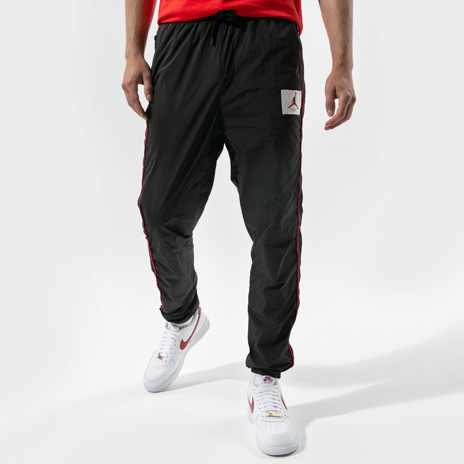 pánské kalhoty JORDAN KALHOTY  M J FLIGHT WARMUP PANT CK6656-010 ČERNÁ