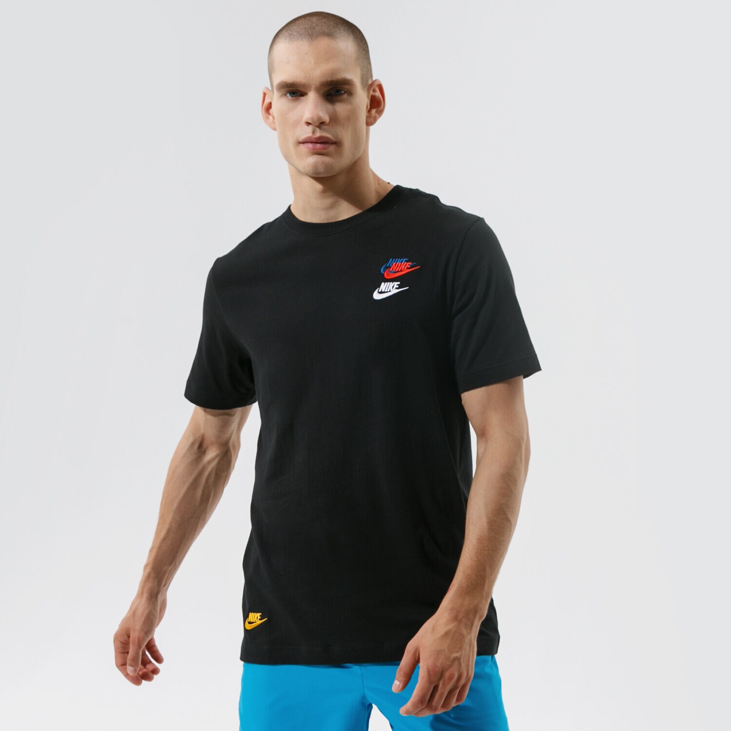 pánské tričko NIKE TRIČKO M NSW TEE CLUB ESSENTIALS DJ1568-010 ČERNÁ