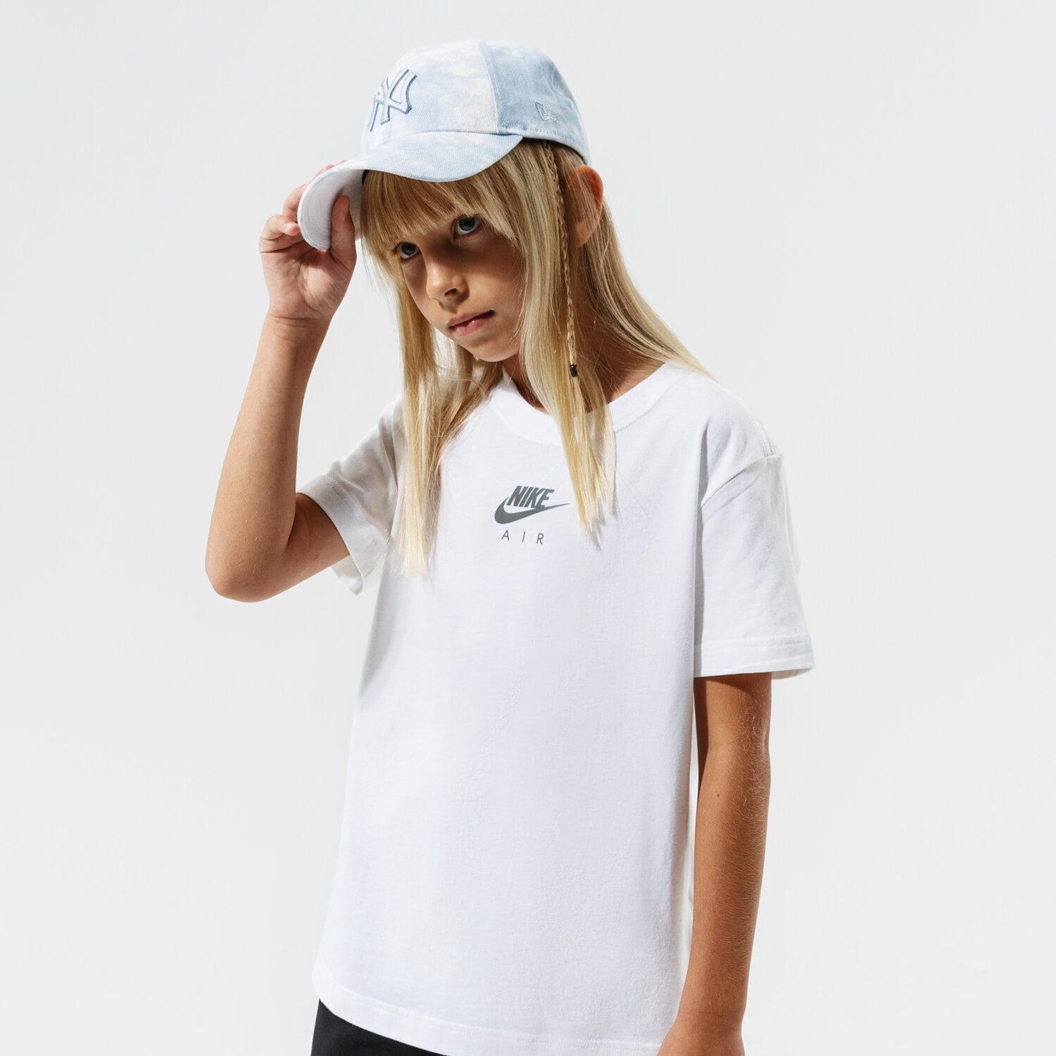 dětské tričko NIKE TRIČKO G NSW TEE BF NIKE AIR GIRL DJ6933-100 BÍLÁ
