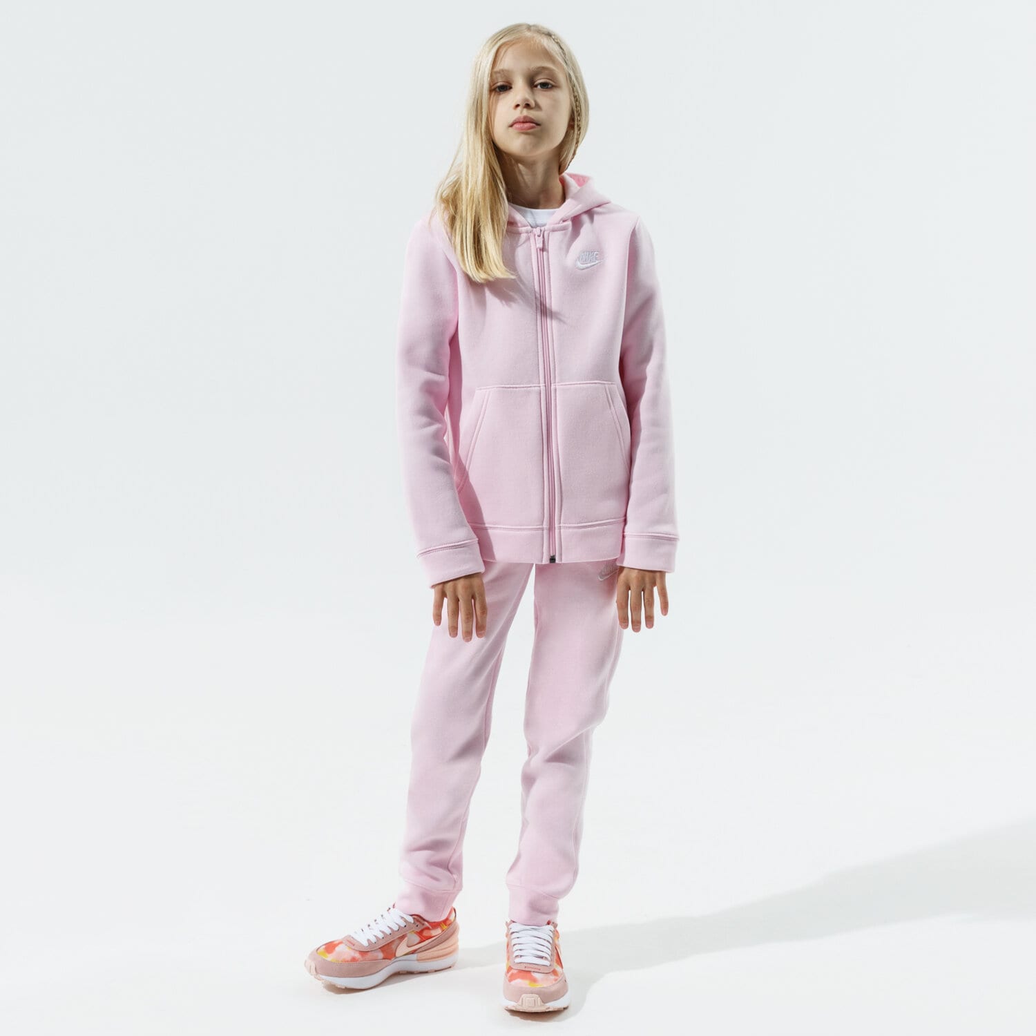 dětské kalhoty NIKE SOUPRAVA SPORTSWEAR GIRL BV3634-663 RŮŽOVÁ