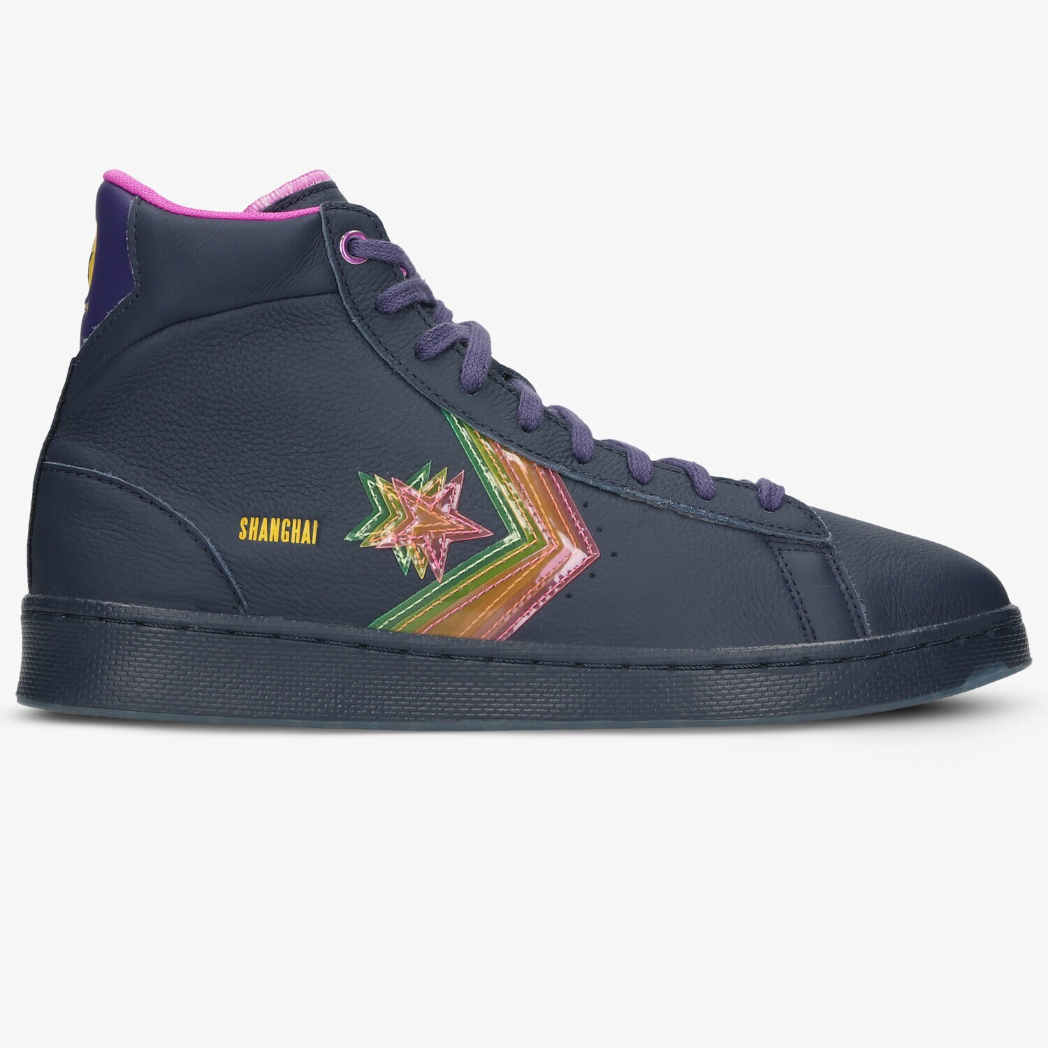 pánské tenisky CONVERSE PRO LEATHER (FOXING RAND+HEEL O'LAY) 170237C ČERNÁ