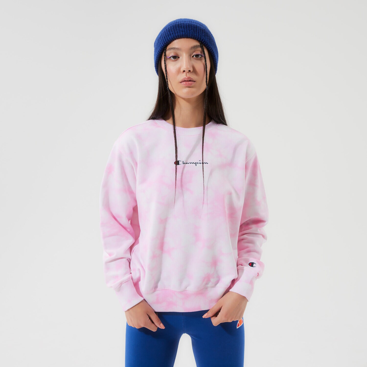 dámská mikina CHAMPION MIKINA CREWNECK SWEATSHIRT 113935WL005 VÍCEBAREVNÁ