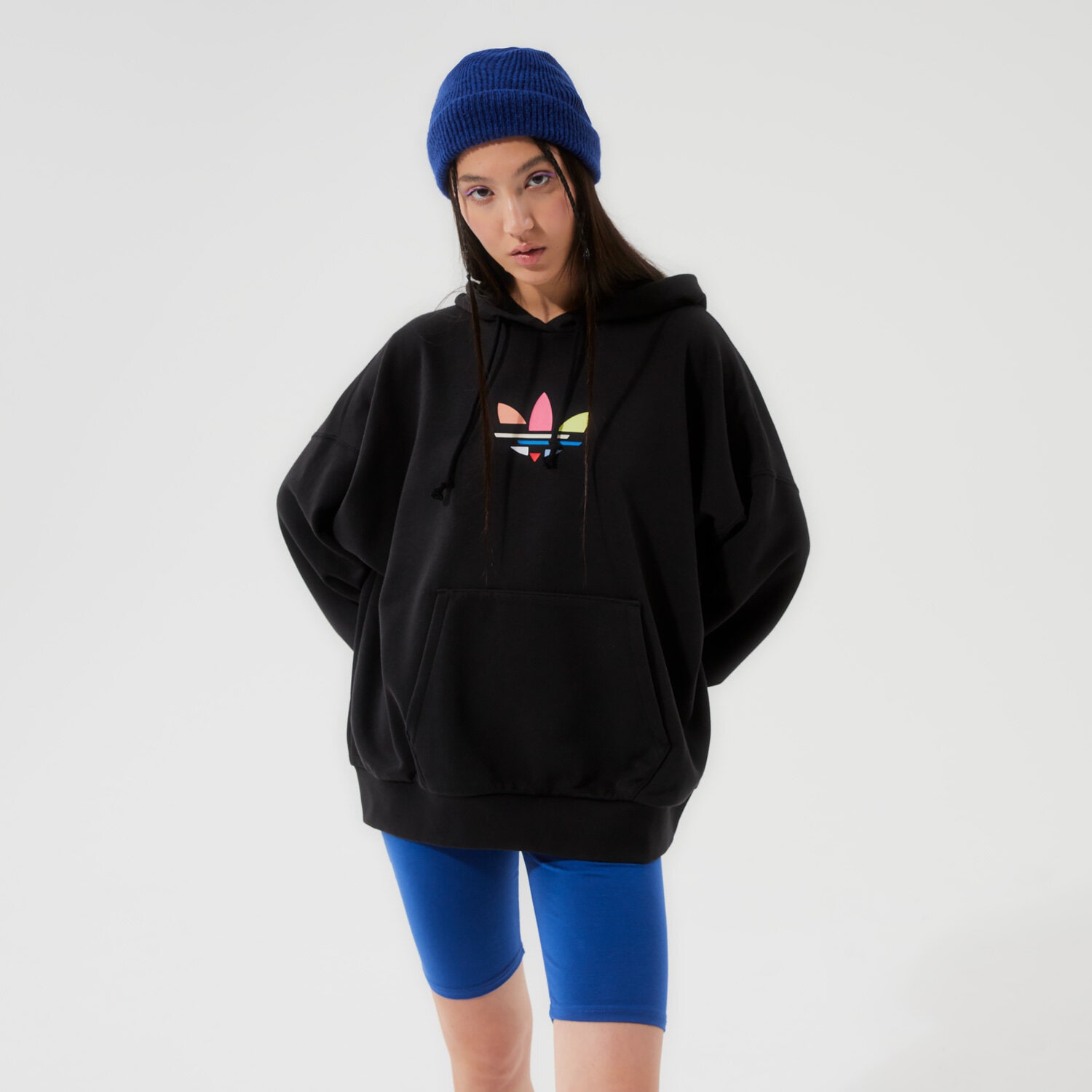 dámská mikina ADIDAS MIKINA S KAPUCÍ HOODIE H09308 ČERNÁ