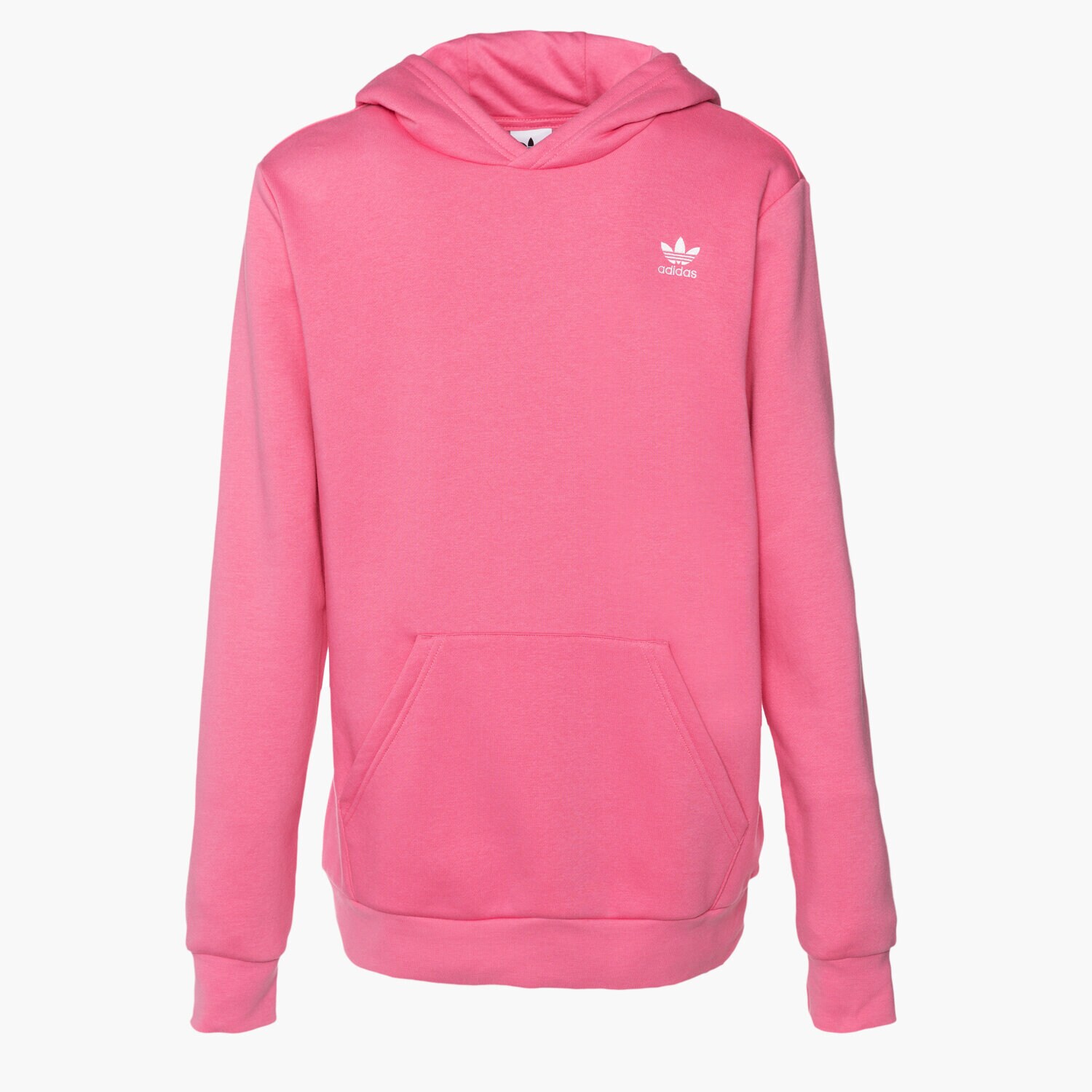 dětská mikina ADIDAS MIKINA S KAPUCÍ HOODIE GIRL H14148 RŮŽOVÁ