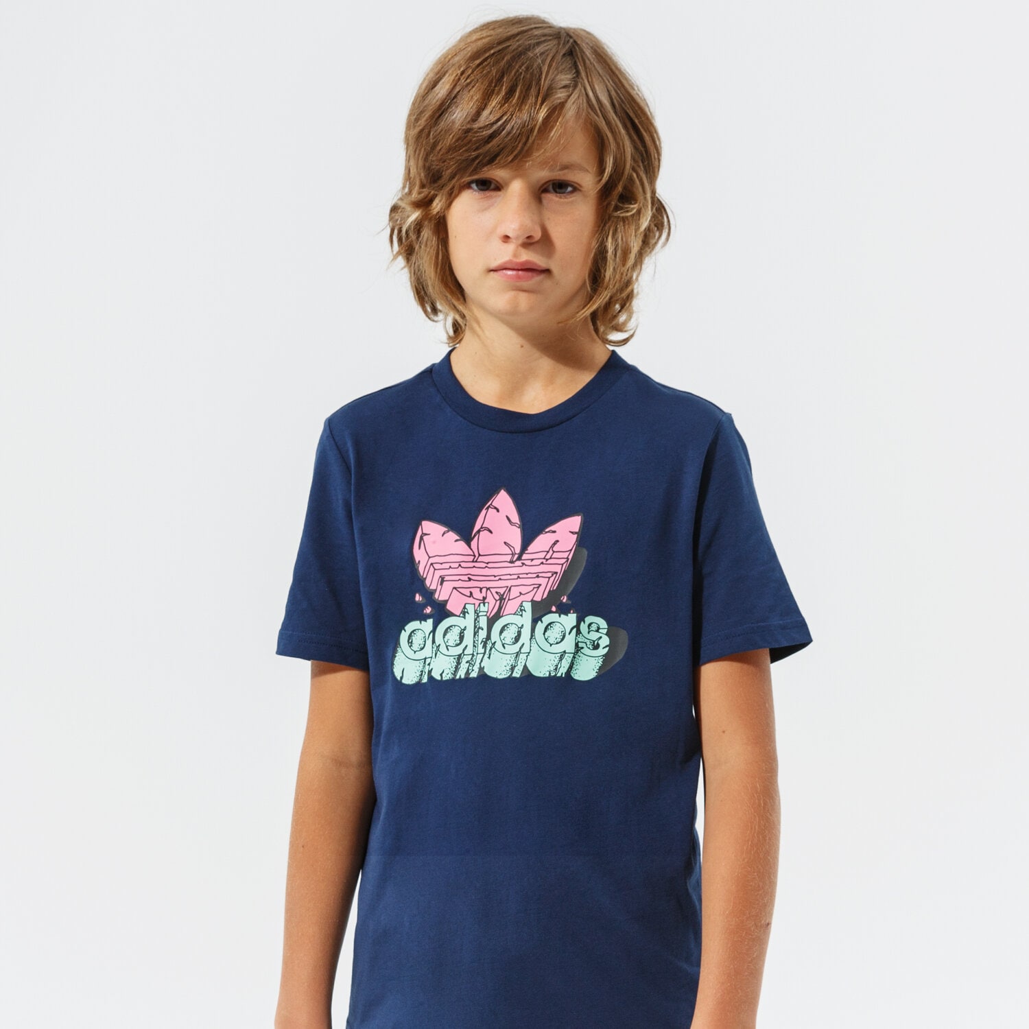 dětské tričko ADIDAS TRIČKO TEE BOY H22644 TMAVOMODRÁ