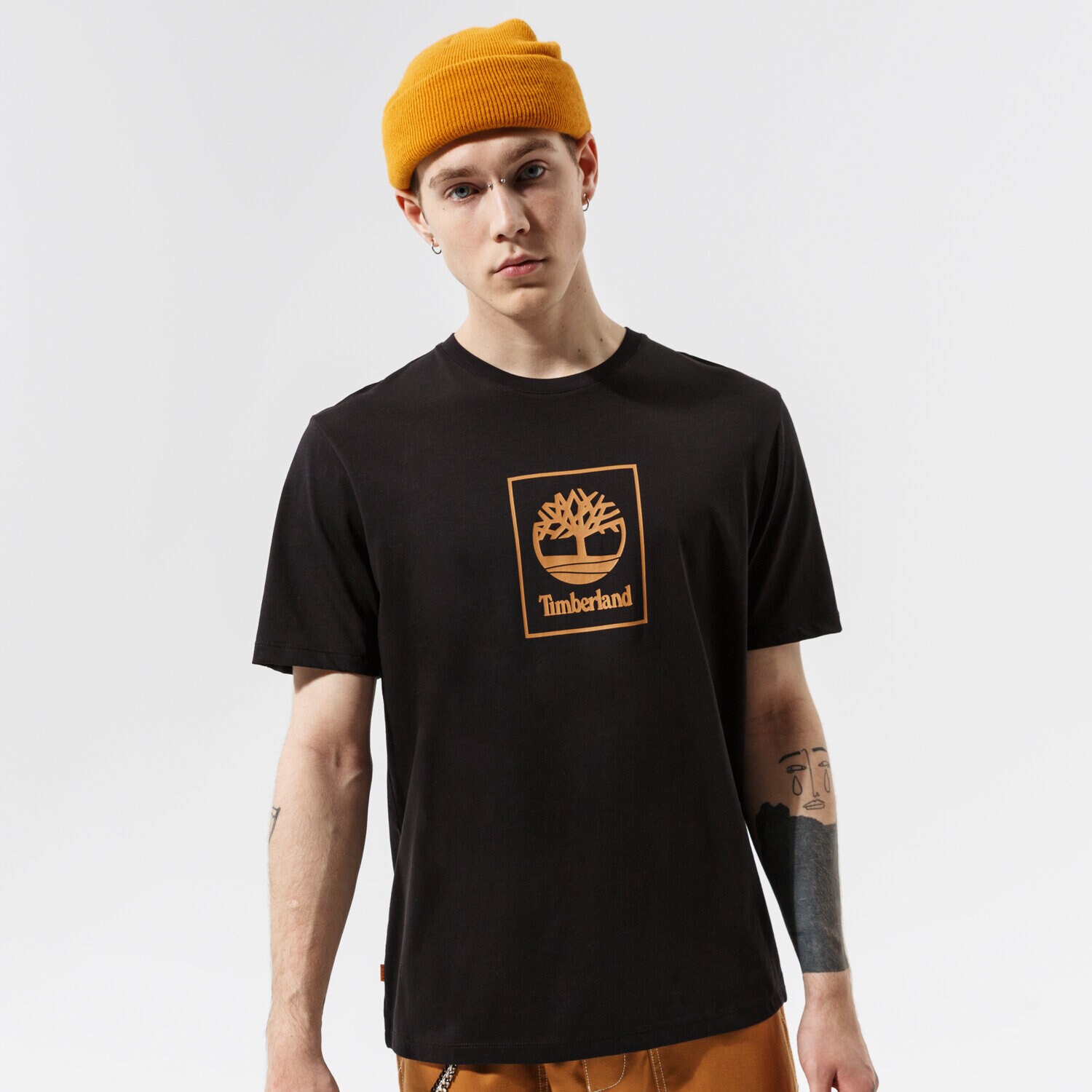 pánské tričko TIMBERLAND TRIČKO TREE LOGO TEE BLACK TB0A5PJV0011 ČERNÁ