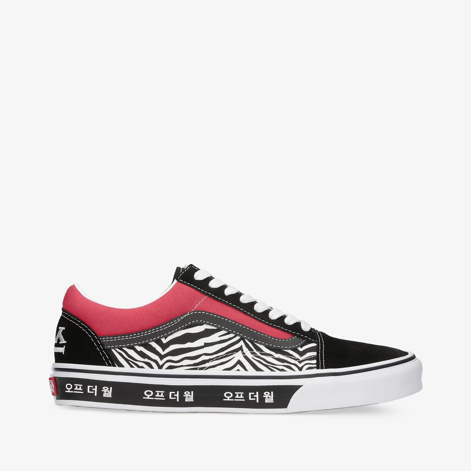 pánské skate boty (skateboardové) VANS OLD SKOOL  VN0A38G19HW1 ČERVENÁ