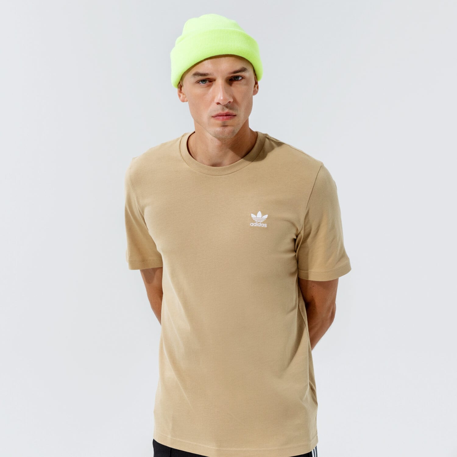 pánské tričko ADIDAS TRIČKO ESSENTIAL TEE H34634 KHAKI