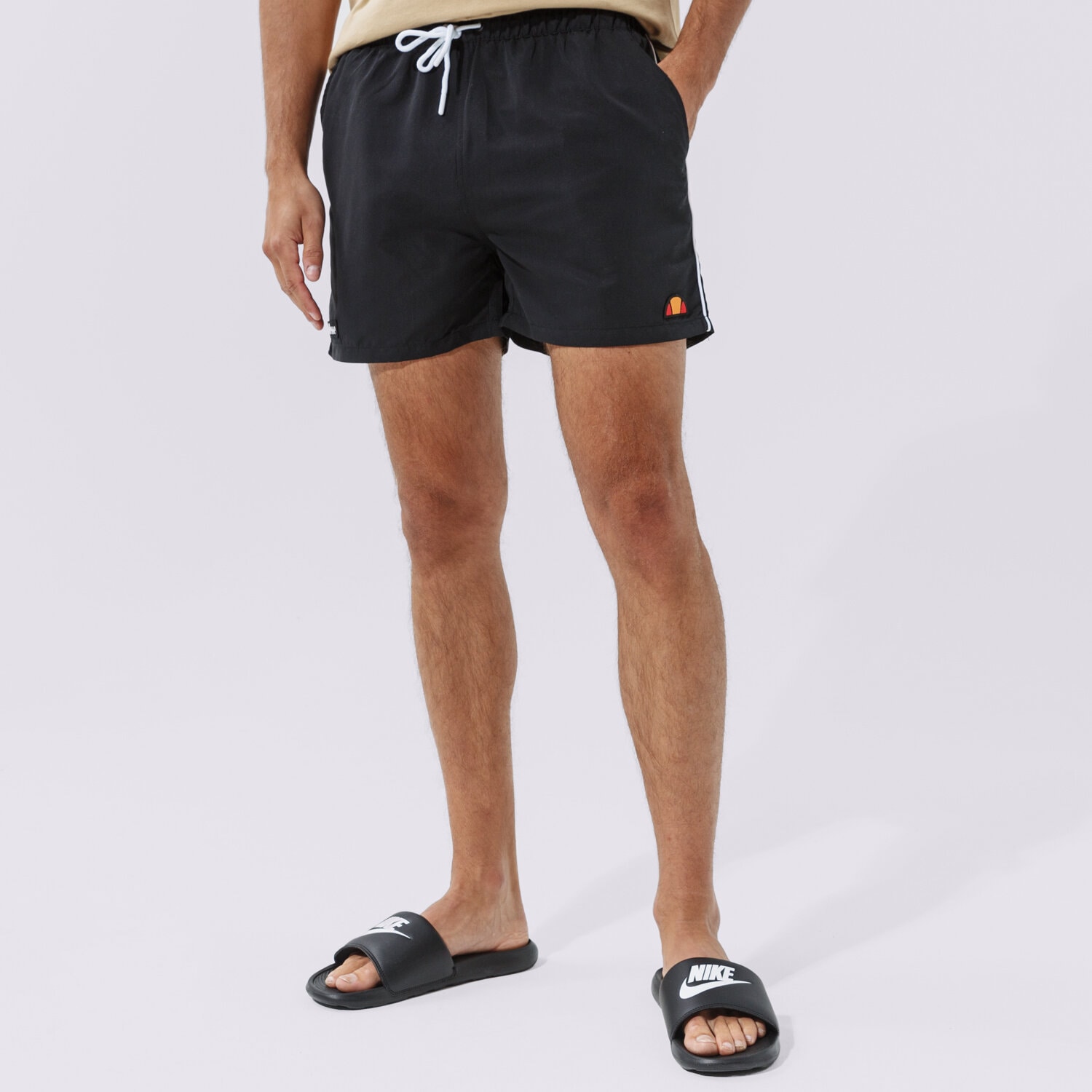 pánské kraťasy ELLESSE ŠORTKY  DEM SLACKERS BLK SHS00938011 ČERNÁ