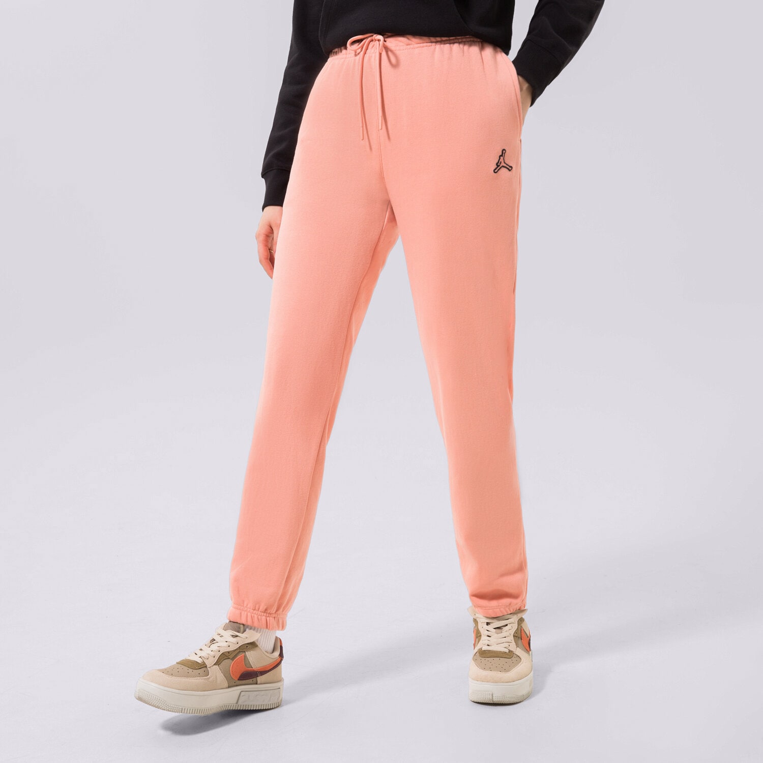 dámské kalhoty JORDAN KALHOTY  W J FLC PANT CORE DN4575-824 RŮŽOVÁ
