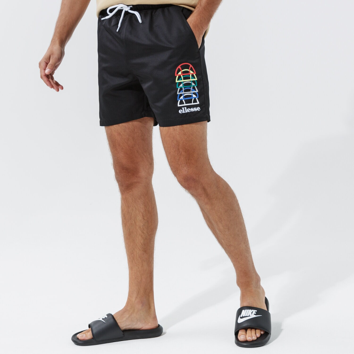 pánské kraťasy ELLESSE ŠORTKY  LUCCIMA SHORT BLK SHI11405011 ČERNÁ