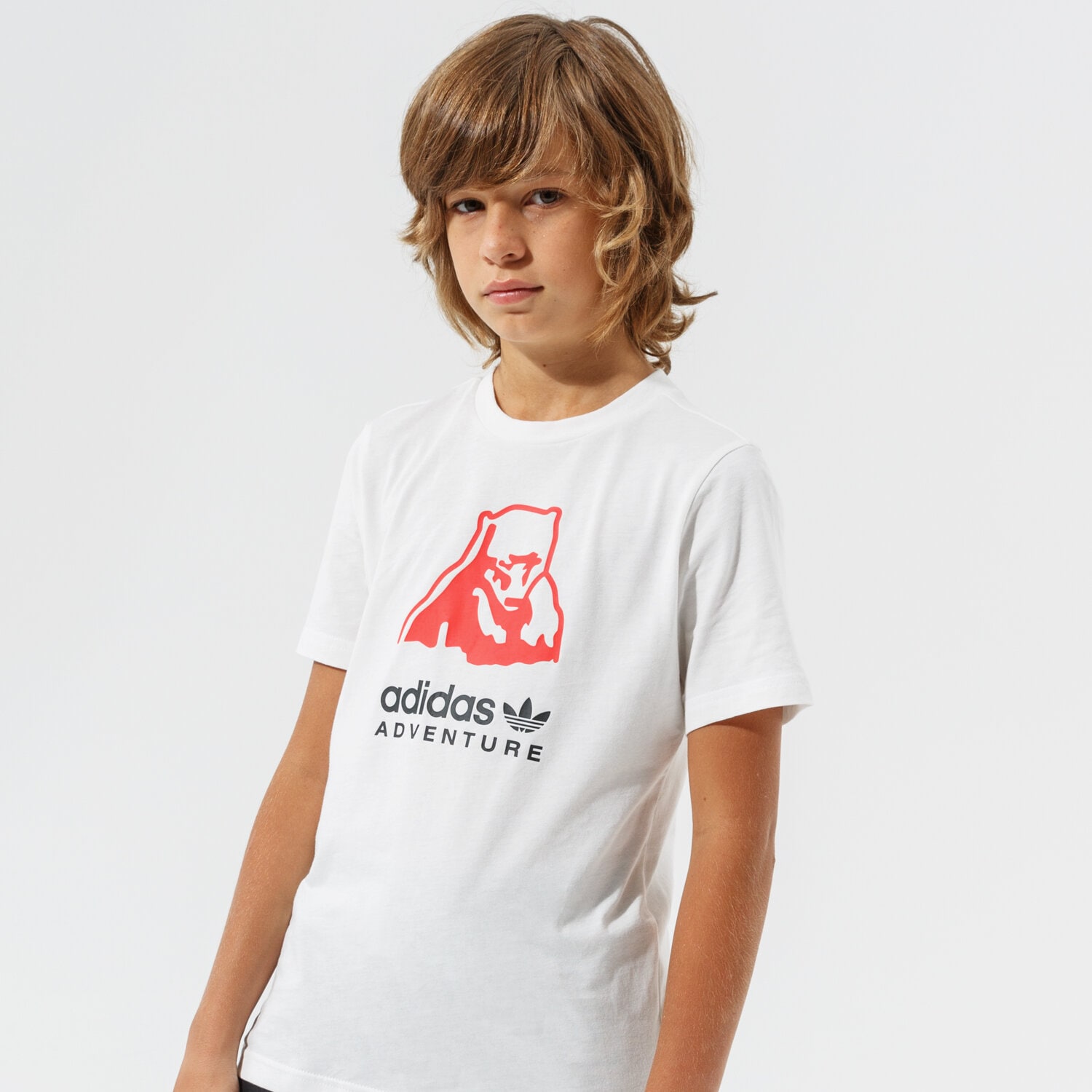 dětské tričko ADIDAS TRIČKO TEE BOY H31220 BÍLÁ