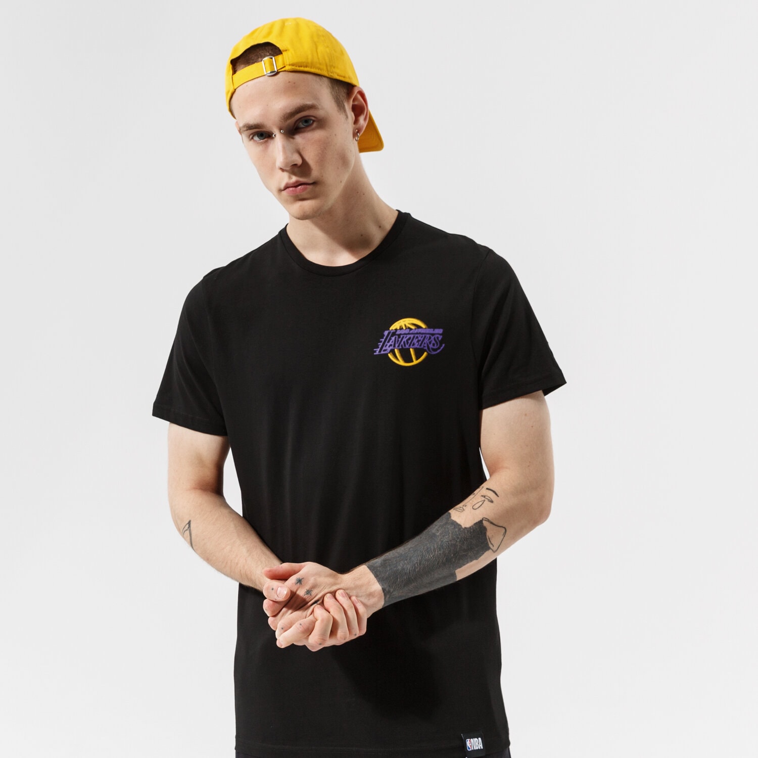 pánské tričko NEW ERA TRIČKO NBA NEON TEE LOSLAK BLK 12827210 ČERNÁ