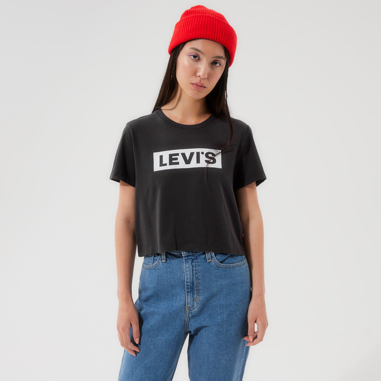dámské tričko LEVI'S TRIČKO THE PERFECT TEE 17369-1506 ČERNÁ