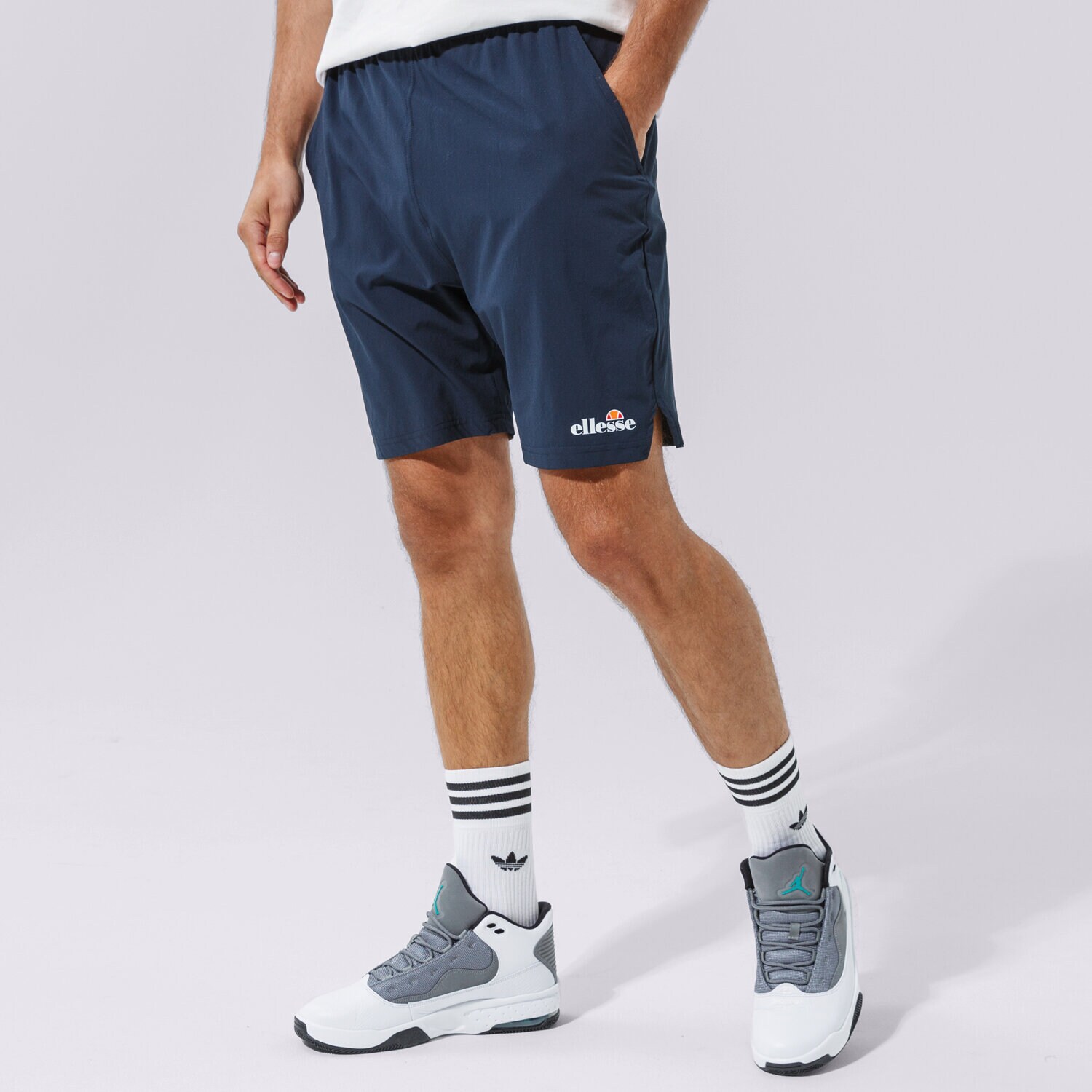pánské kraťasy ELLESSE ŠORTKY  VIVALDI SHORT NAVY SXG09889429 TMAVOMODRÁ