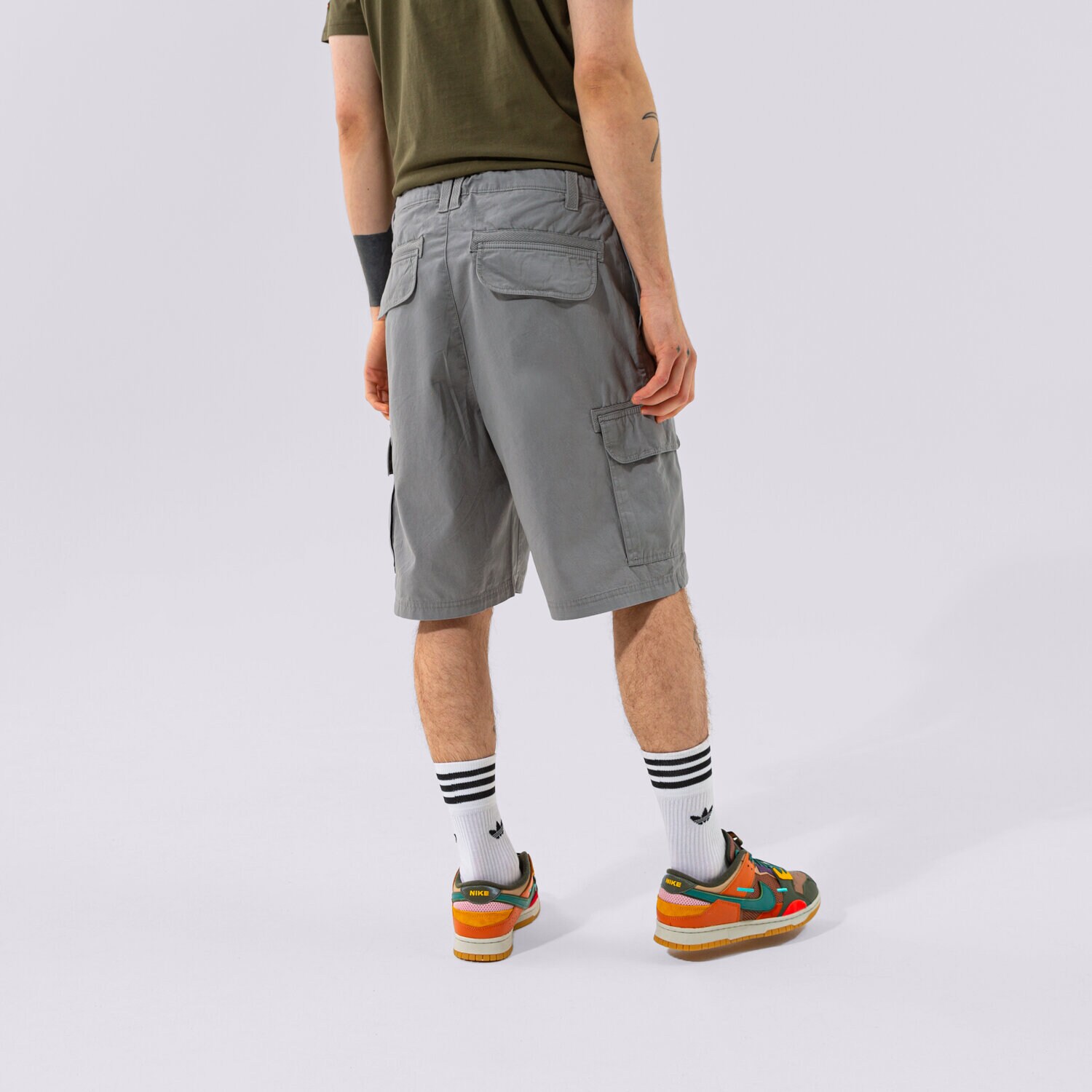 pánské kraťasy ELLESSE ŠORTKY  FIGURI CARGO SHORT GREY SHI11943109 ŠEDÁ