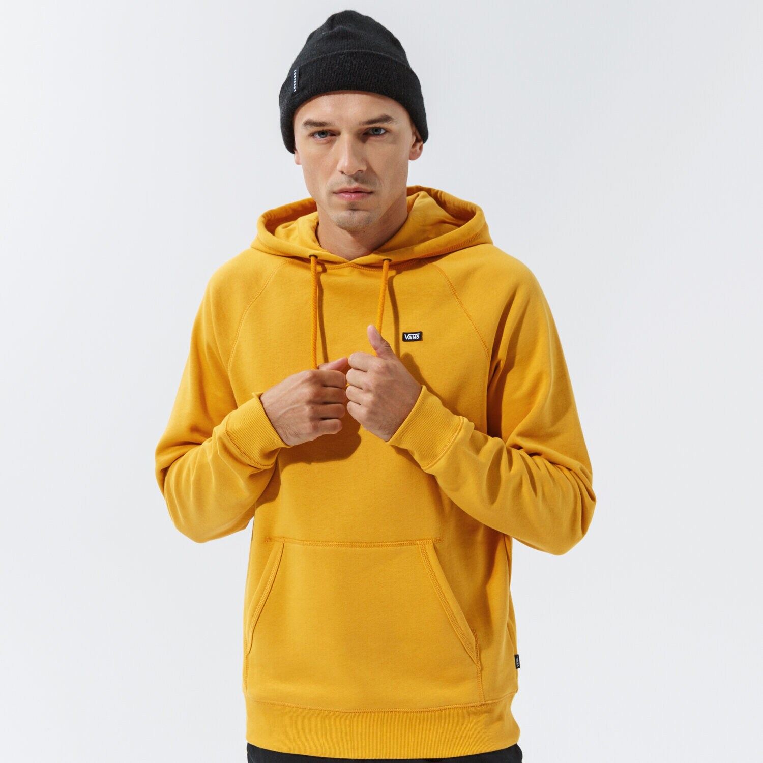 pánská mikina VANS MIKINA S KAPUCÍ VERSA STANDARD HOODY VN0A49SNLSV1 ŽLUTÁ