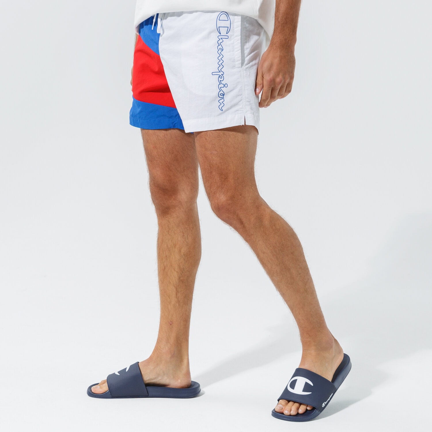 pánské kraťasy CHAMPION ŠORTKY  BEACHSHORT 214446BS023 VÍCEBAREVNÁ