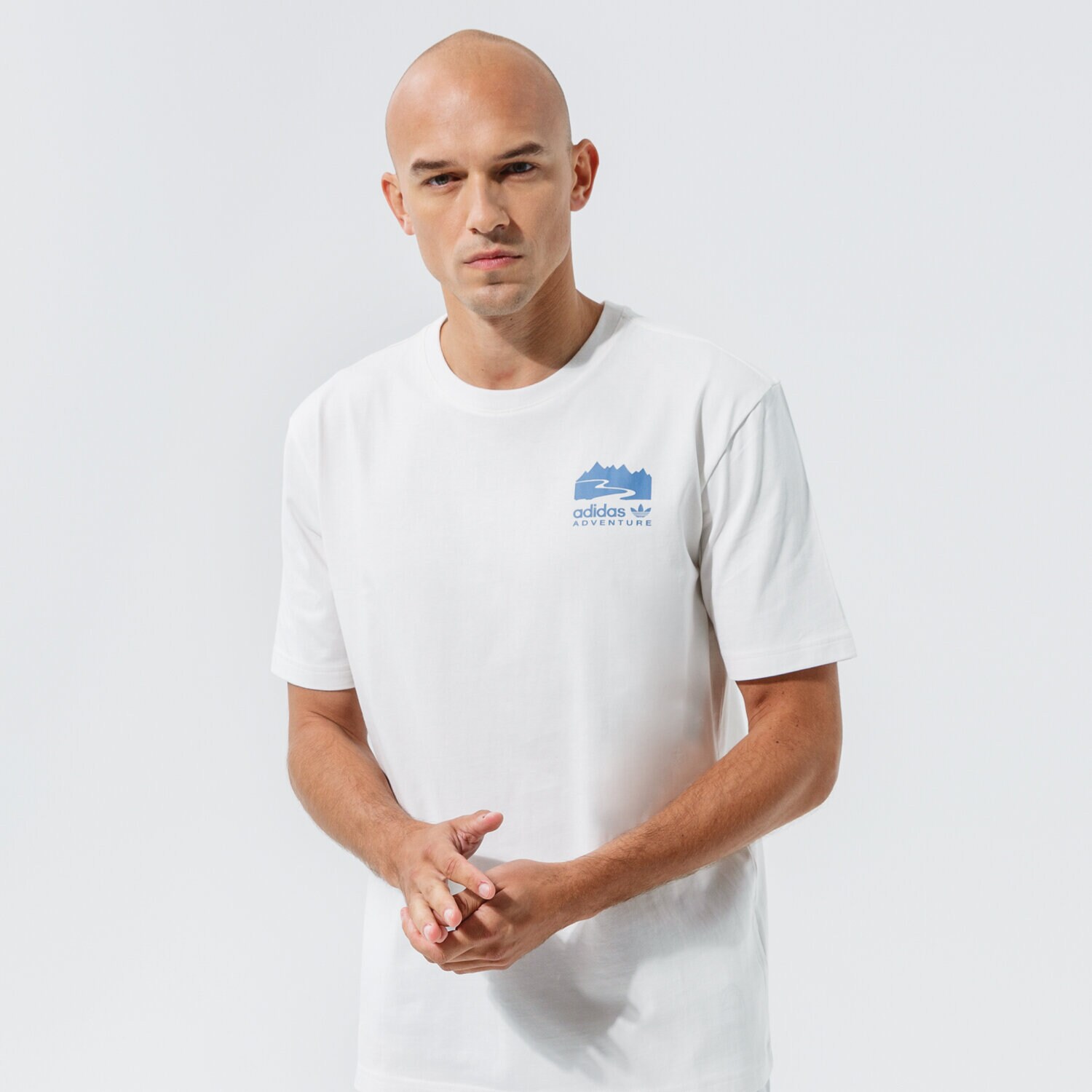 pánské tričko ADIDAS TRIČKO FLMOUNT TEE H13913 BÍLÁ