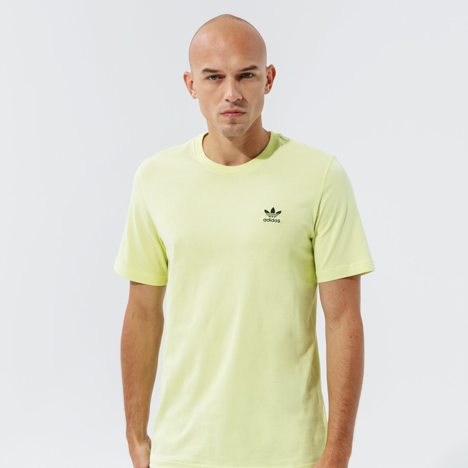 pánské tričko ADIDAS TRIČKO ESSENTIAL TEE H34630 ŽLUTÁ