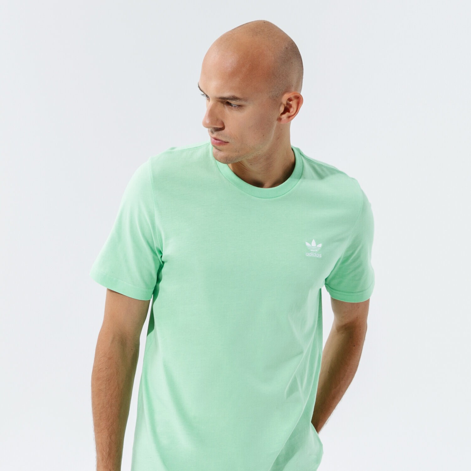 pánské tričko ADIDAS TRIČKO ESSENTIAL H34633 ZELENÁ