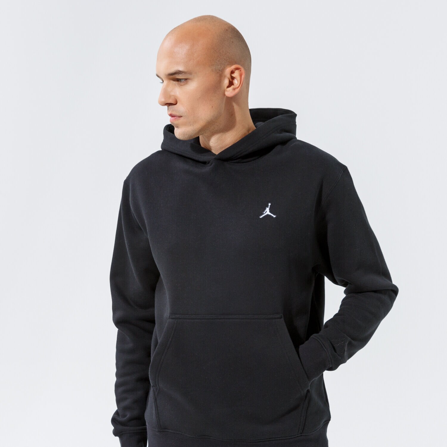 pánská mikina JORDAN MIKINA S KAPUCÍ ESSENTIAL OVERHEAD HOODIE DA9818-010 ČERNÁ