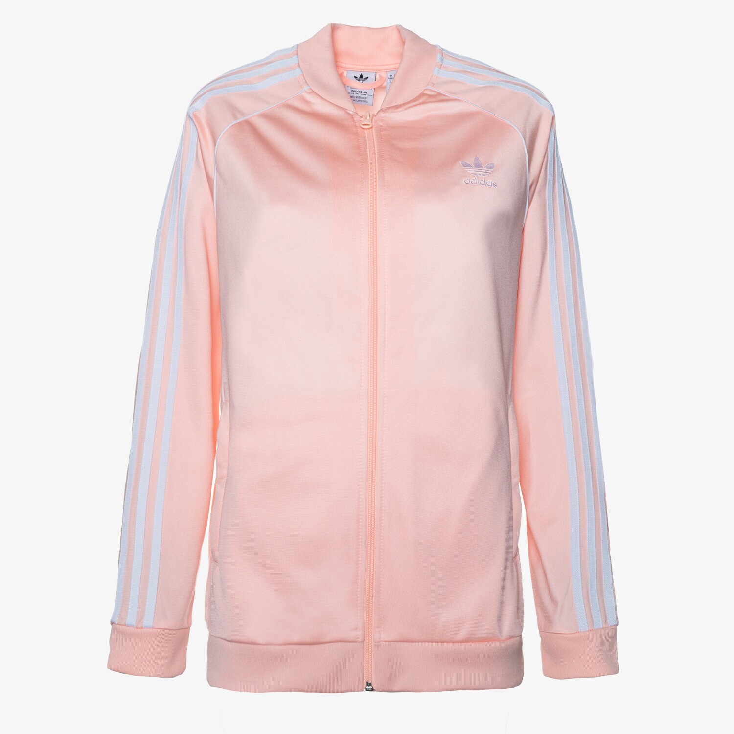 dětská mikina ADIDAS MIKINA ROZEPÍNACÍ SST TRACK TOP GIRL H37864 RŮŽOVÁ