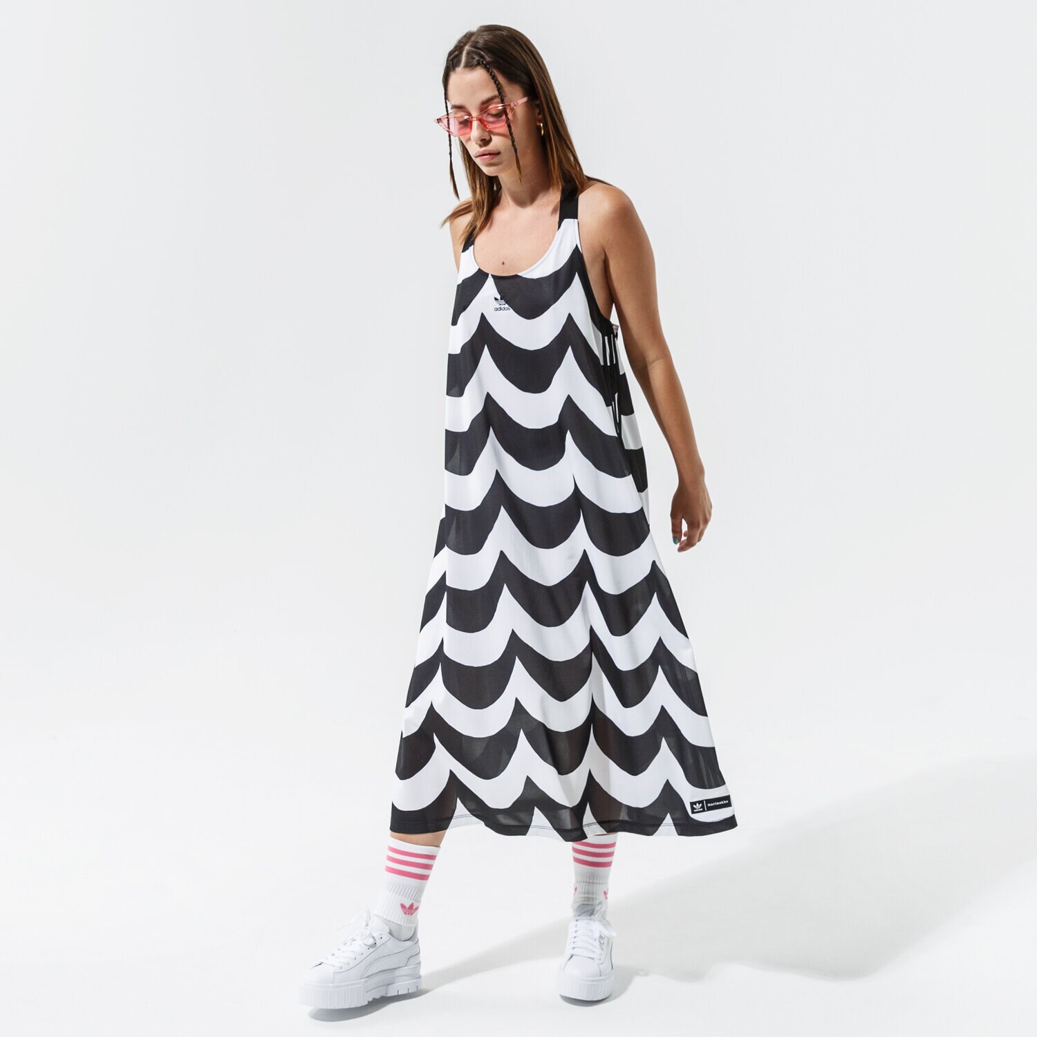 dámské šaty ADIDAS ŠATY TOP DRESS H20489 ČERNÁ