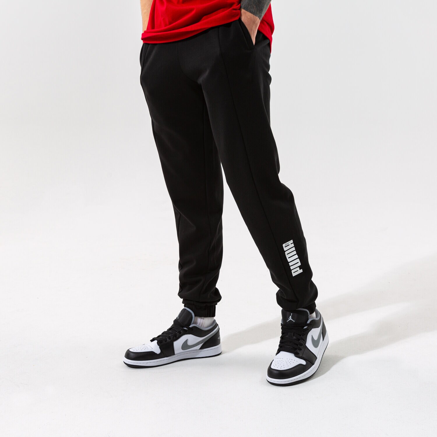 pánské kalhoty PUMA KALHOTY  RAD/CAL PANTS DK CL - PUMA BLACK 58939001 ČERNÁ