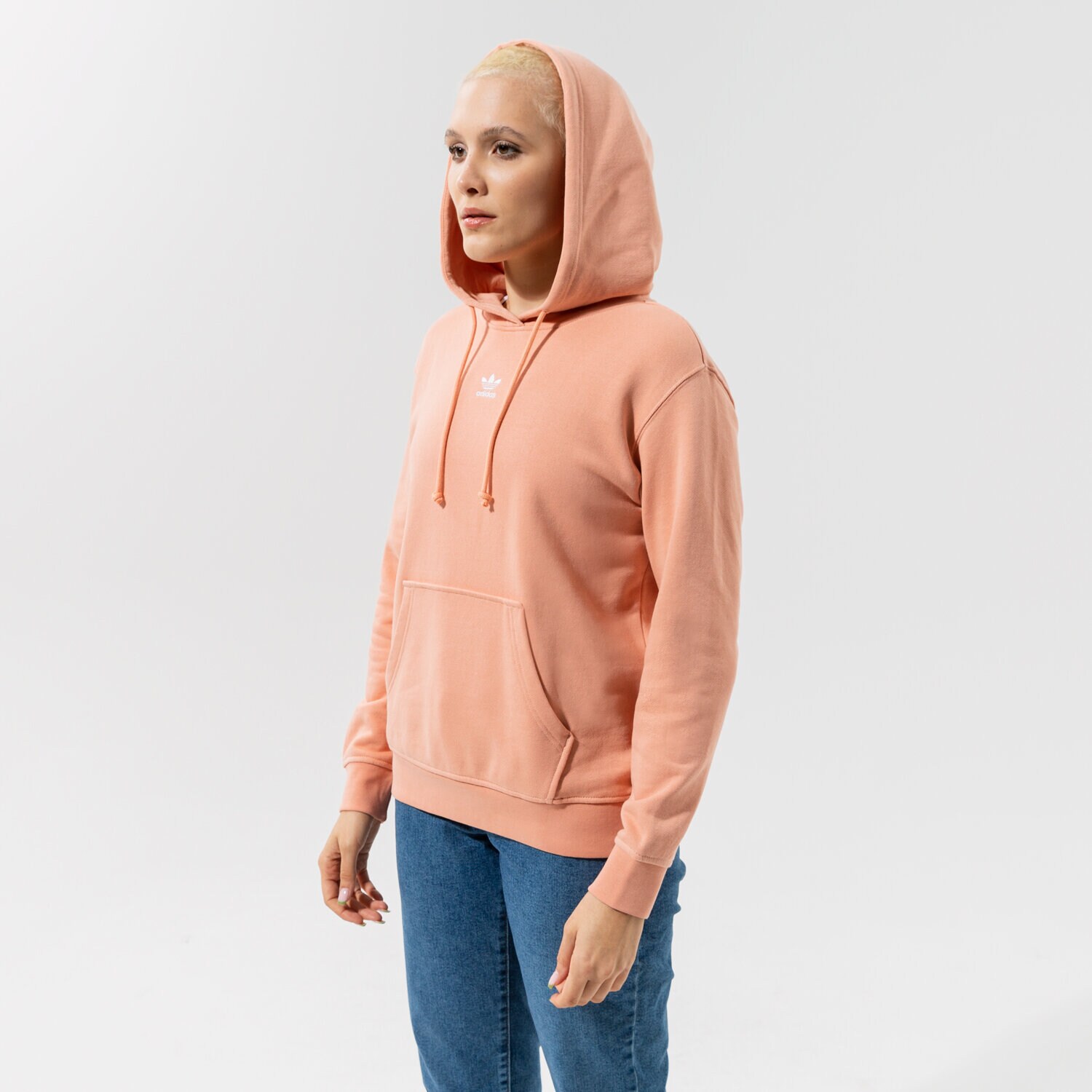 dámská mikina ADIDAS MIKINA S KAPUCÍ HOODIE H06620 RŮŽOVÁ