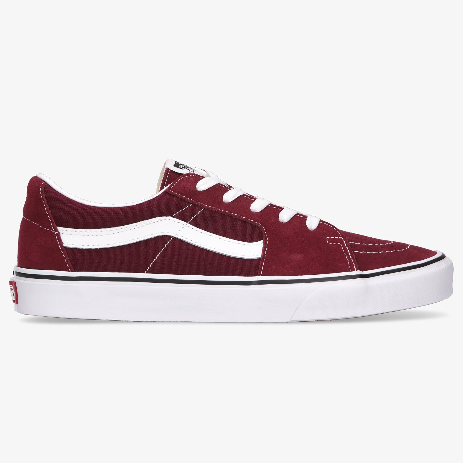 pánské skate boty (skateboardové) VANS SK8-LOW VN0A4UUK5U71 BORDOVÁ
