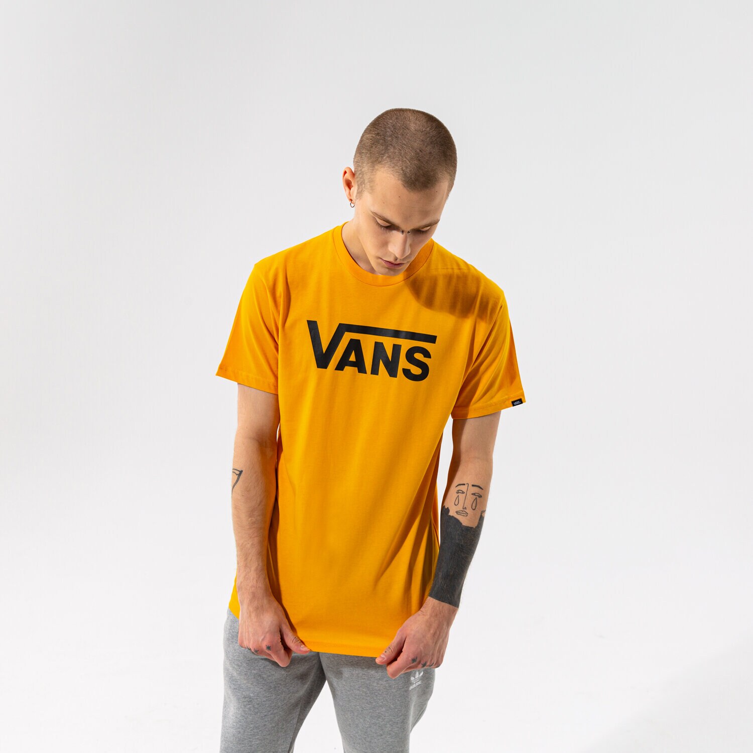 pánské tričko VANS TRIČKO VANS CLASSIC VN000GGGZ9G1 ŽLUTÁ
