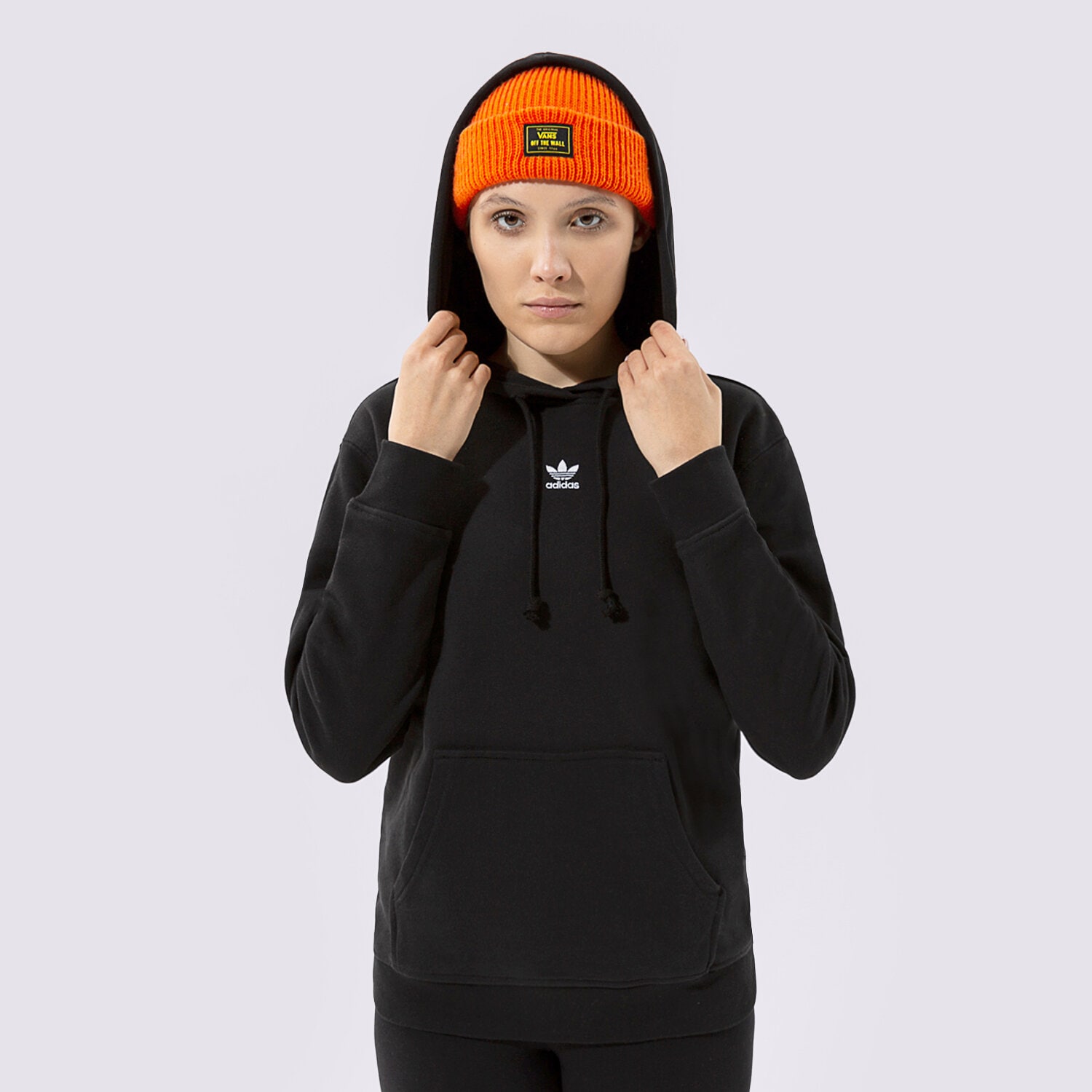 dámská mikina ADIDAS MIKINA S KAPUCÍ HOODIE H06619 ČERNÁ