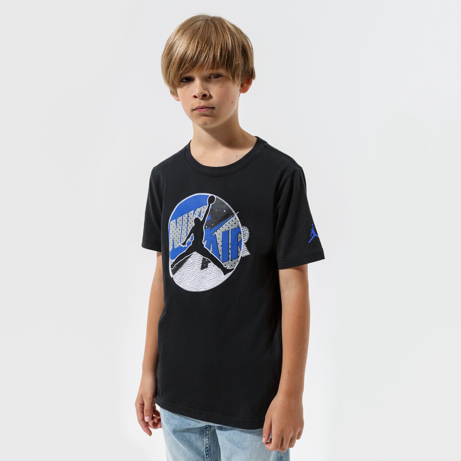 dětské tričko JORDAN TRIČKO JUMPMAN PATCHED TEE BOY 95A902-023 ČERNÁ